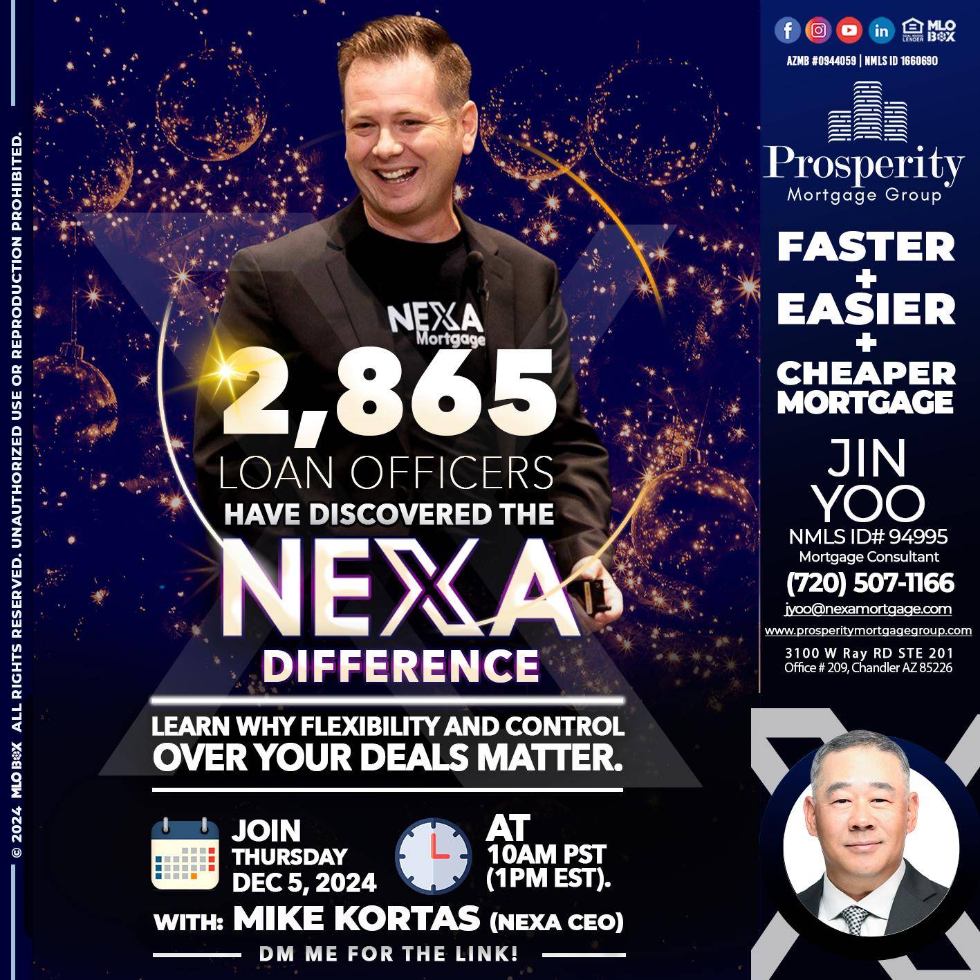 2,865 LOAN OFFICERS - Jin Yoo -Mortgage Consultant