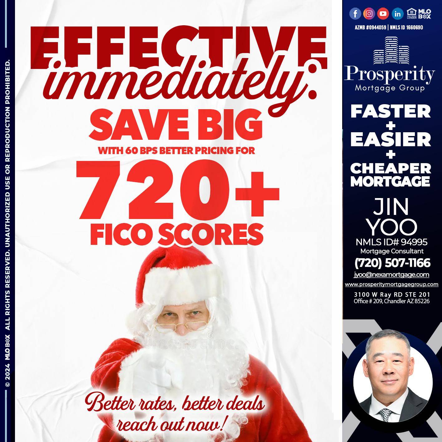 EFECTIVE IMMEDIATELY - Jin Yoo -Mortgage Consultant