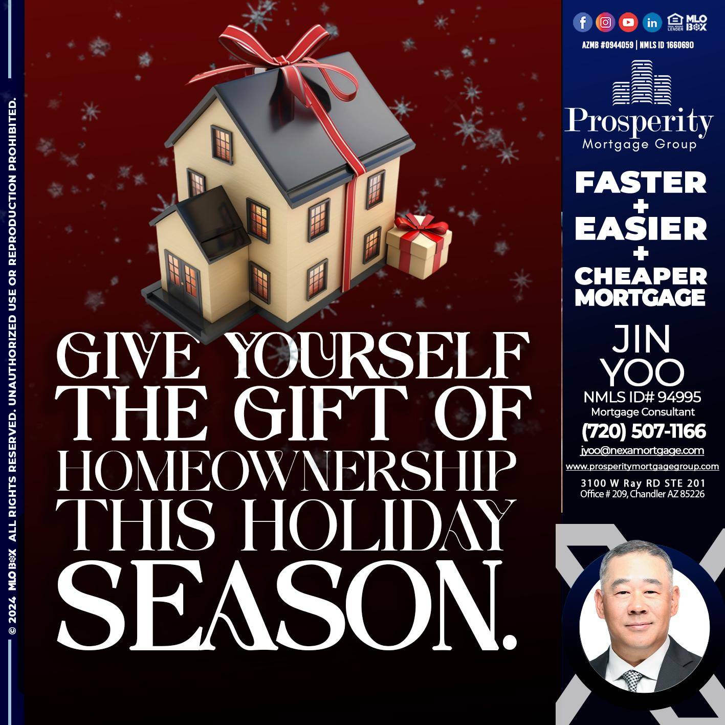 give yourself - Jin Yoo -Mortgage Consultant