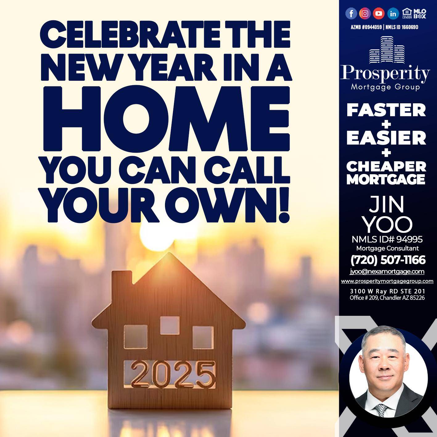 CELEBRATE THE NEW YEAR - Jin Yoo -Mortgage Consultant