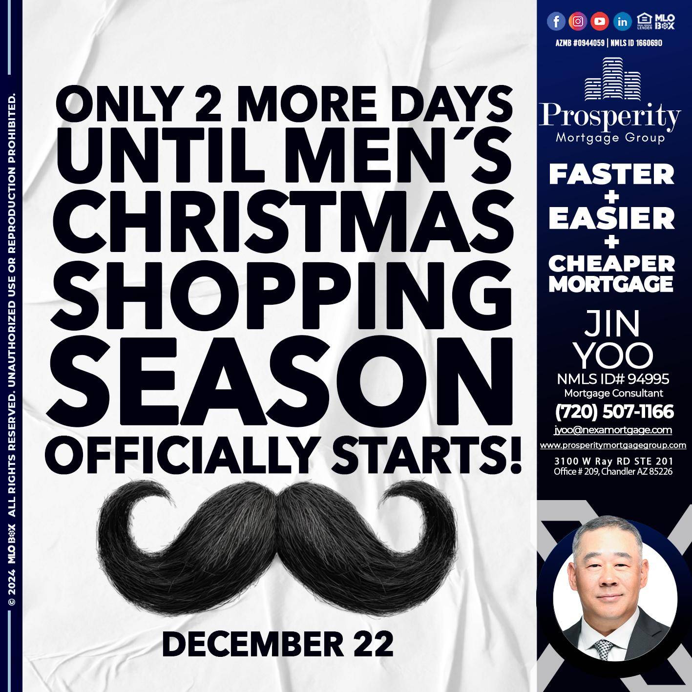 UNTIL 2 MORE DAYS... - Jin Yoo -Mortgage Consultant