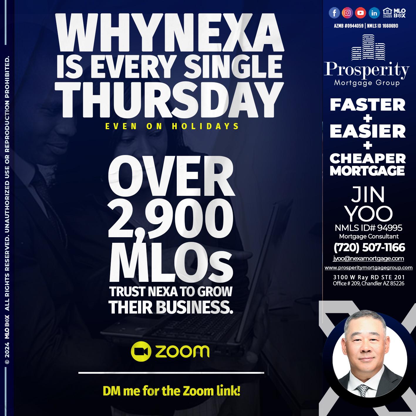 why nexa - Jin Yoo -Mortgage Consultant