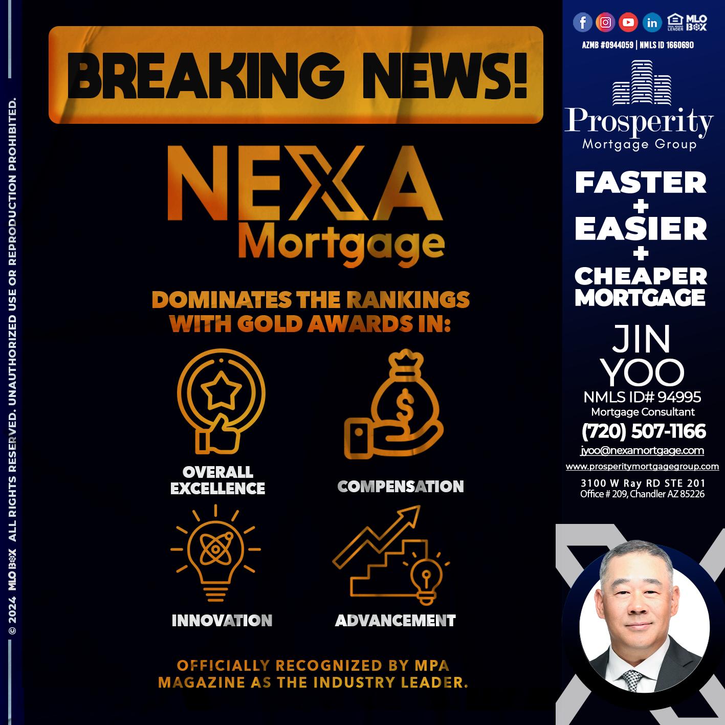 BREAKING NEWS - Jin Yoo -Mortgage Consultant