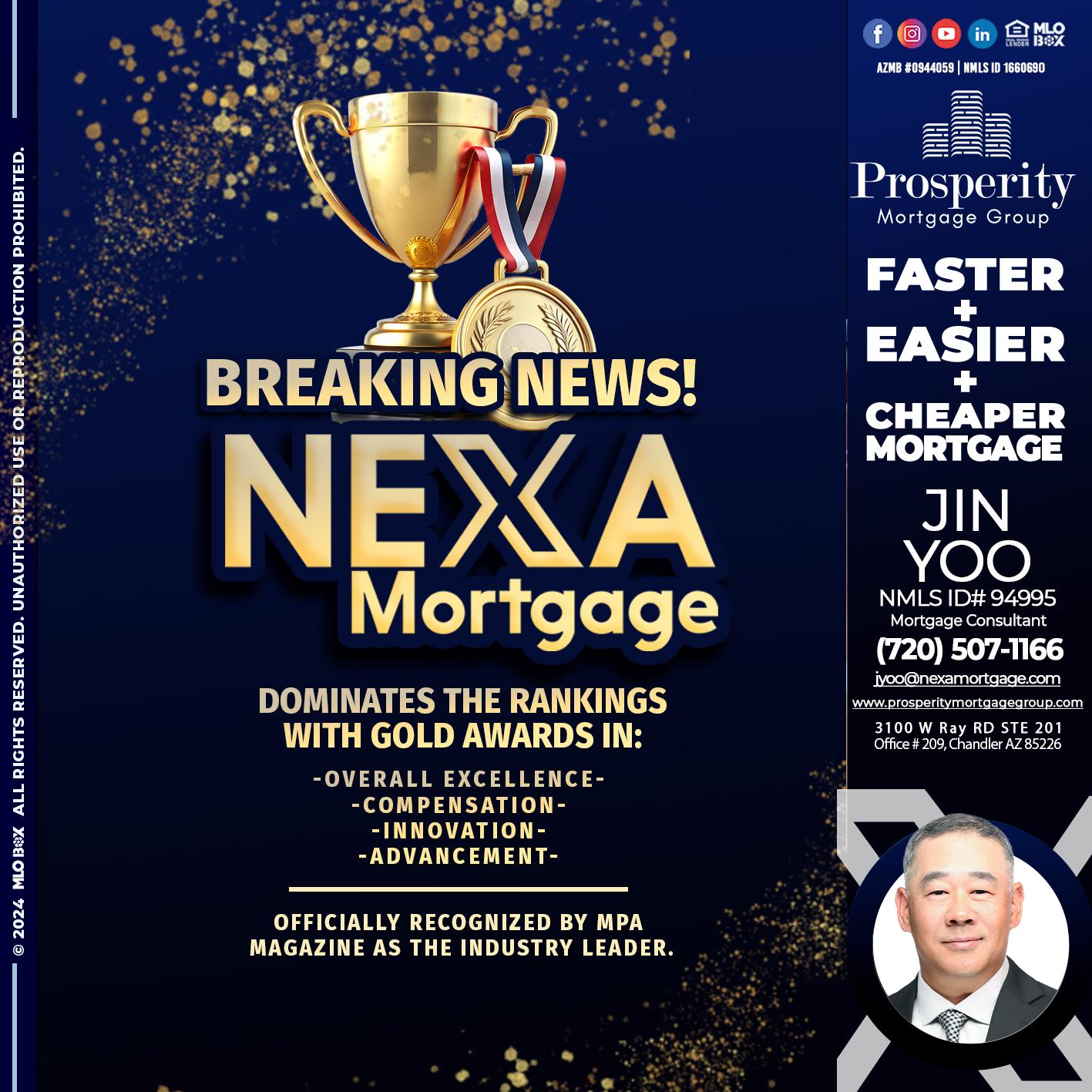 BREAKING NEWS - Jin Yoo -Mortgage Consultant