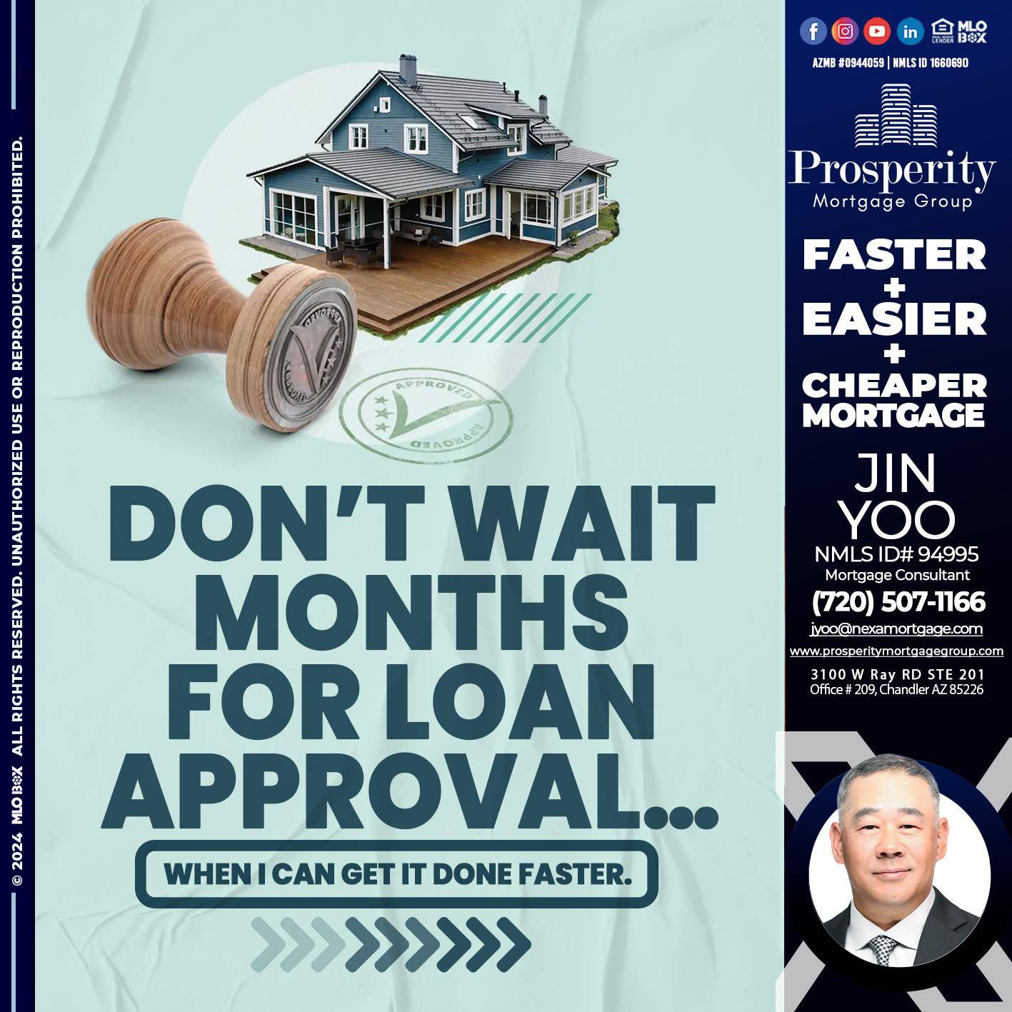 DONT WAIT - Jin Yoo -Mortgage Consultant