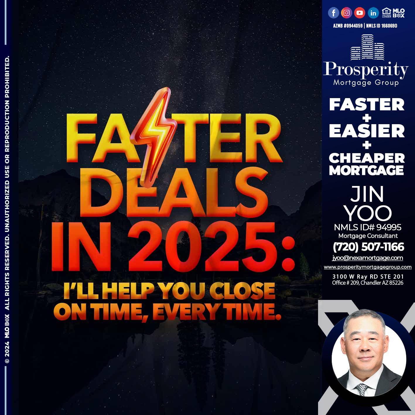 FASTER DEALS - Jin Yoo -Mortgage Consultant