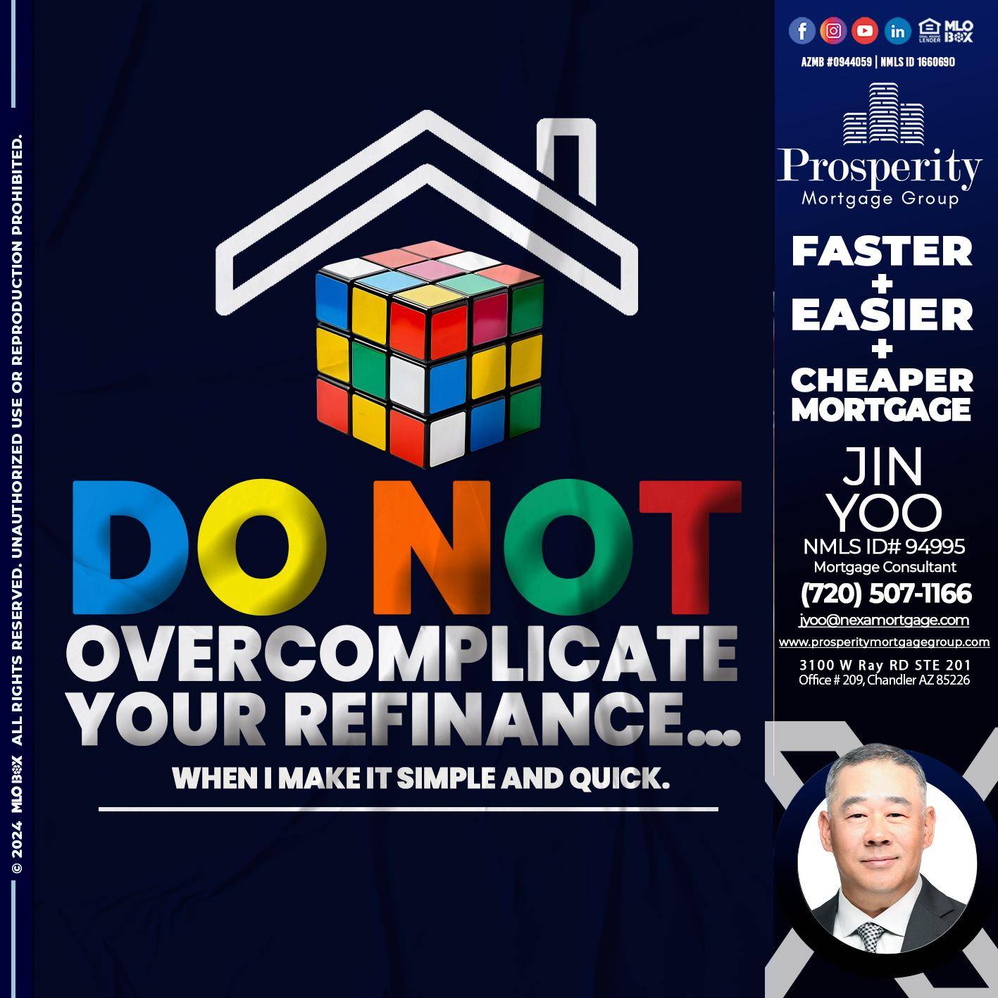 DO NOT - Jin Yoo -Mortgage Consultant