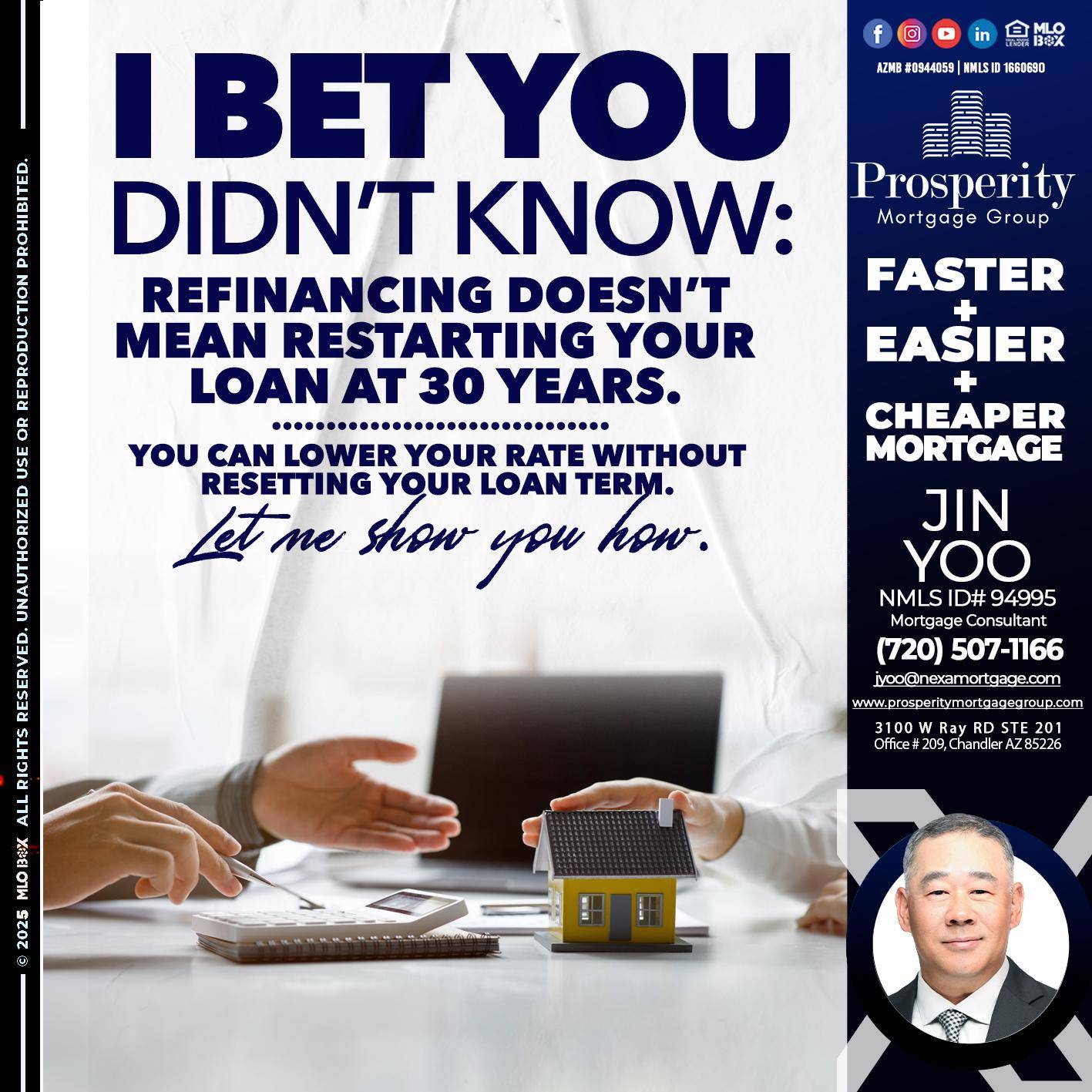 I BET YOU - Jin Yoo -Mortgage Consultant
