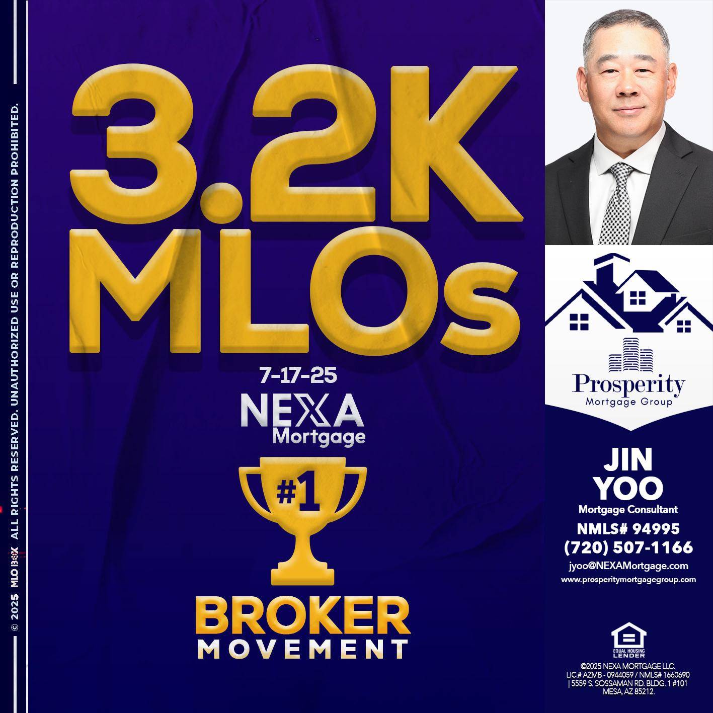 3.2K MLOs - Jin Yoo -Mortgage Consultant