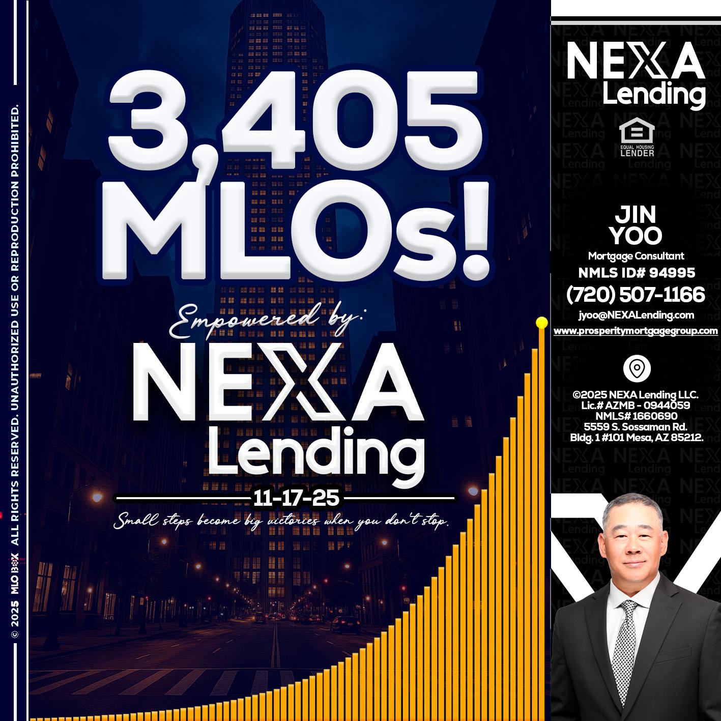 3405 MLOs - Jin Yoo -Mortgage Consultant