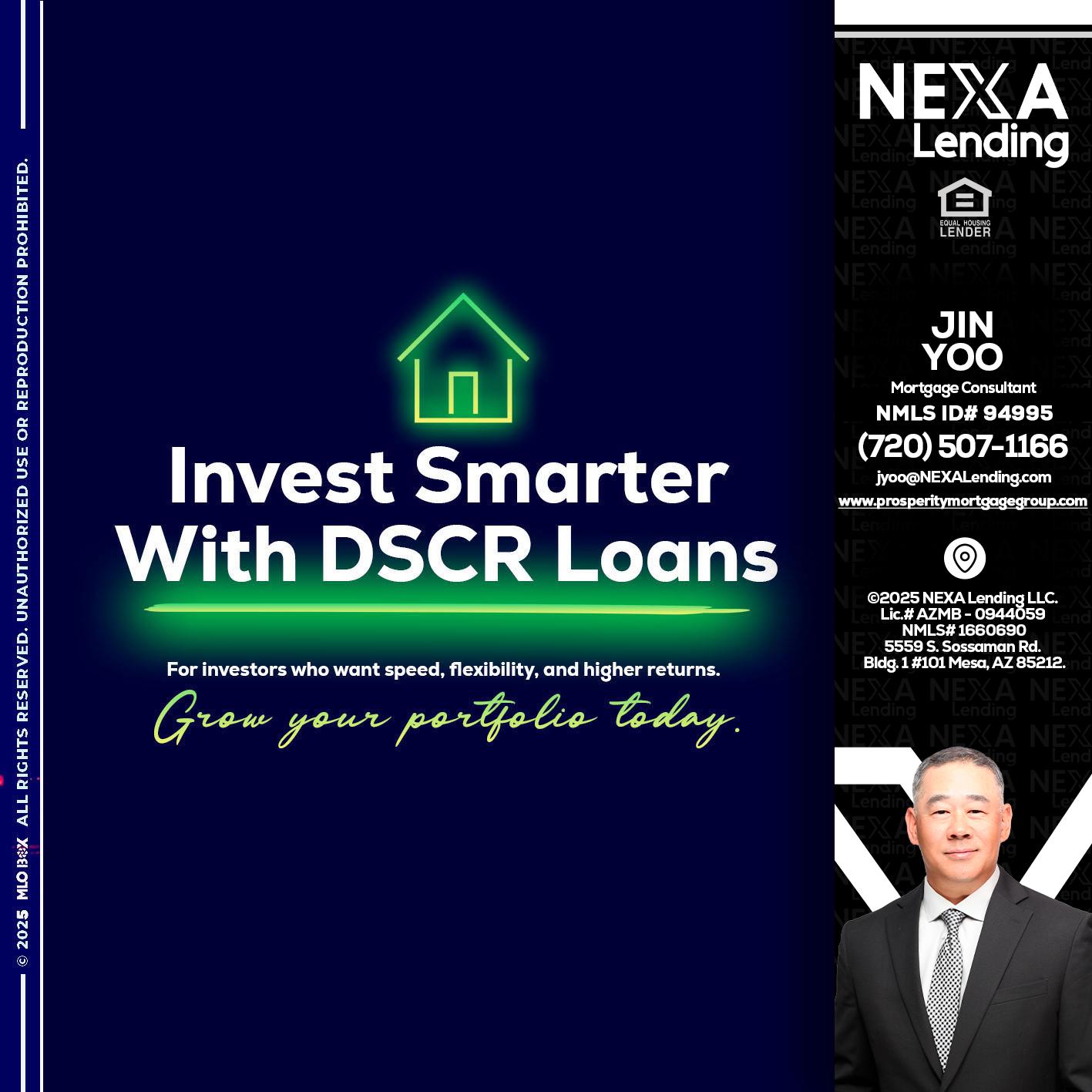 DSCR - Jin Yoo -Mortgage Consultant