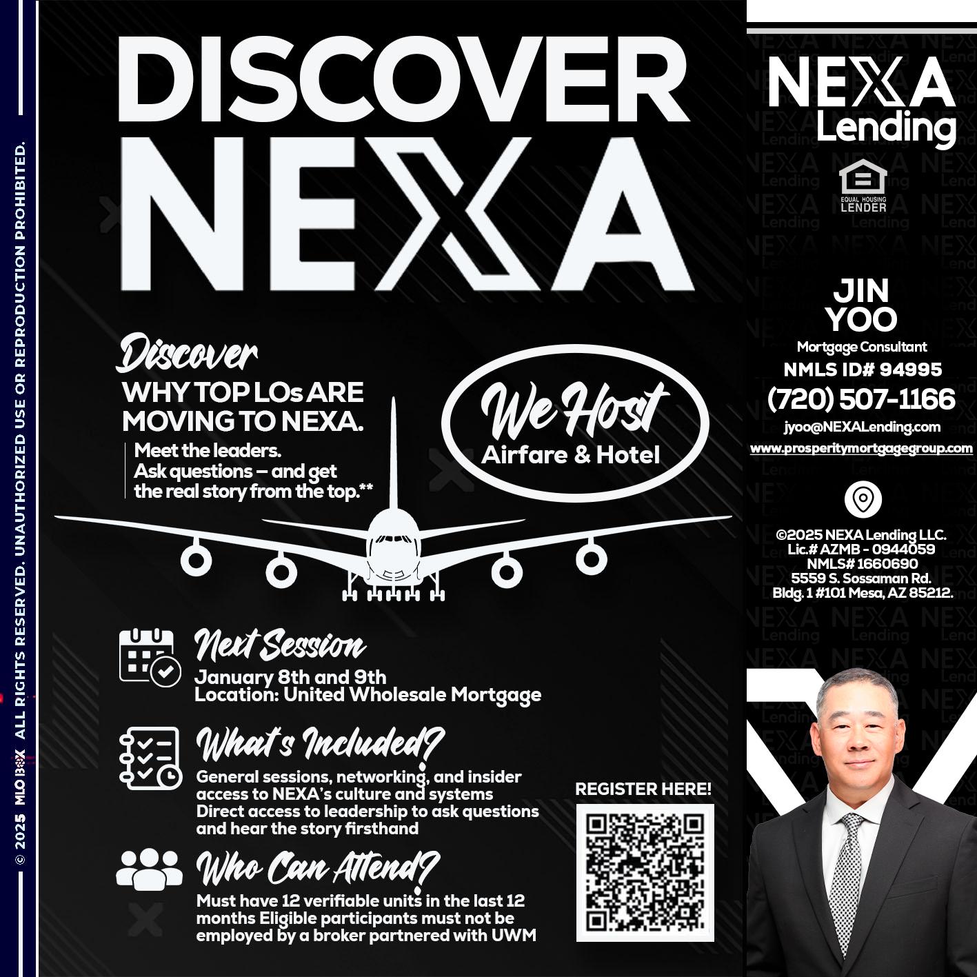 DISCOVER NEXA - Jin Yoo -Mortgage Consultant