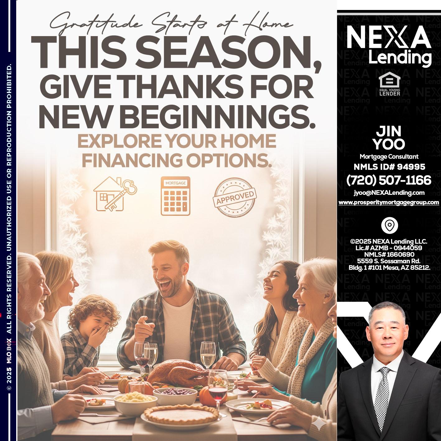 THIS SEASON - Jin Yoo -Mortgage Consultant