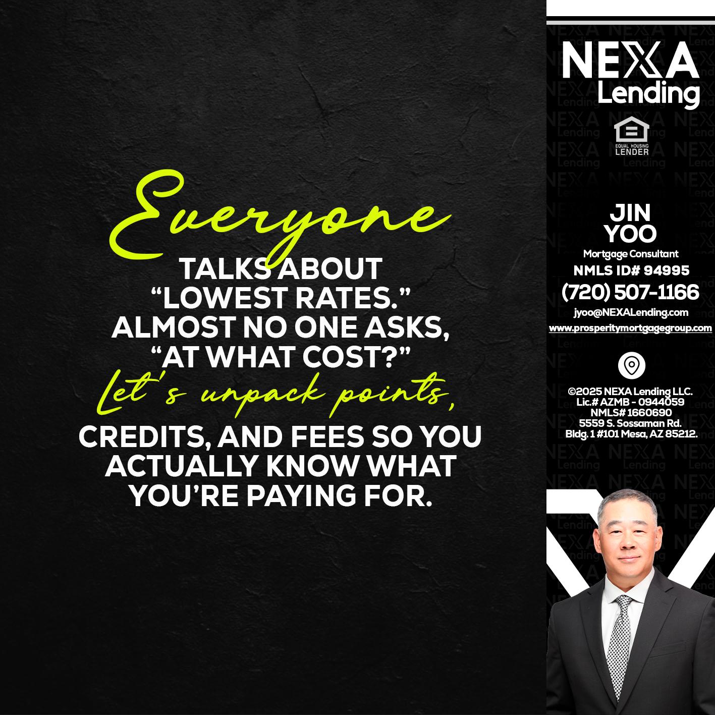 EVERYONE - Jin Yoo -Mortgage Consultant