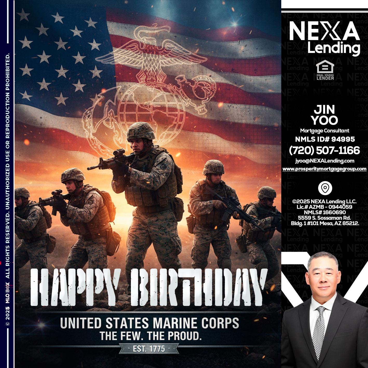 happy birthday - Jin Yoo -Mortgage Consultant