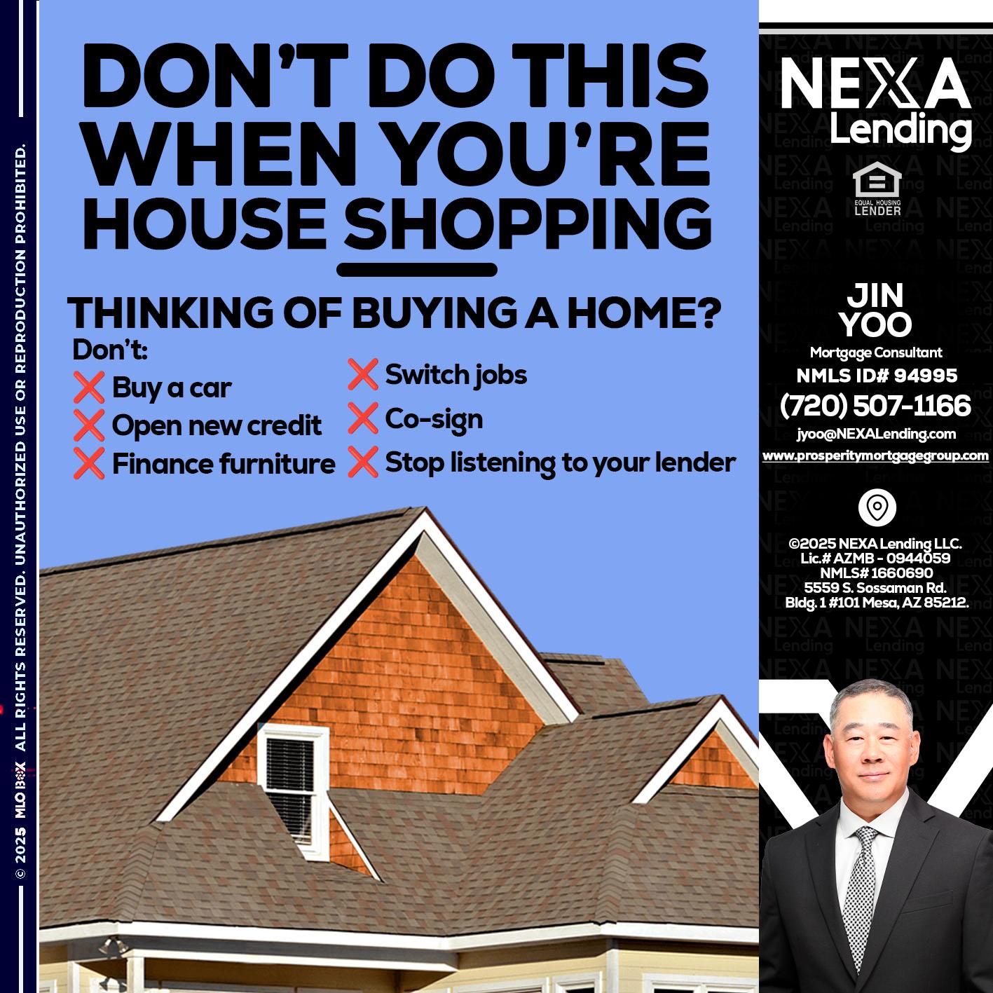 DONT DO THIS - Jin Yoo -Mortgage Consultant