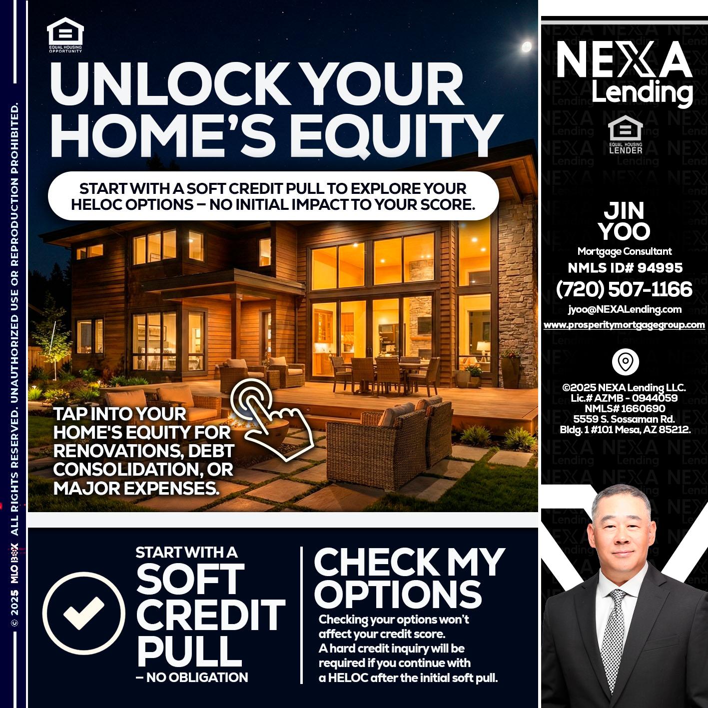 UNLOCK YOUR HOMES - Jin Yoo -Mortgage Consultant