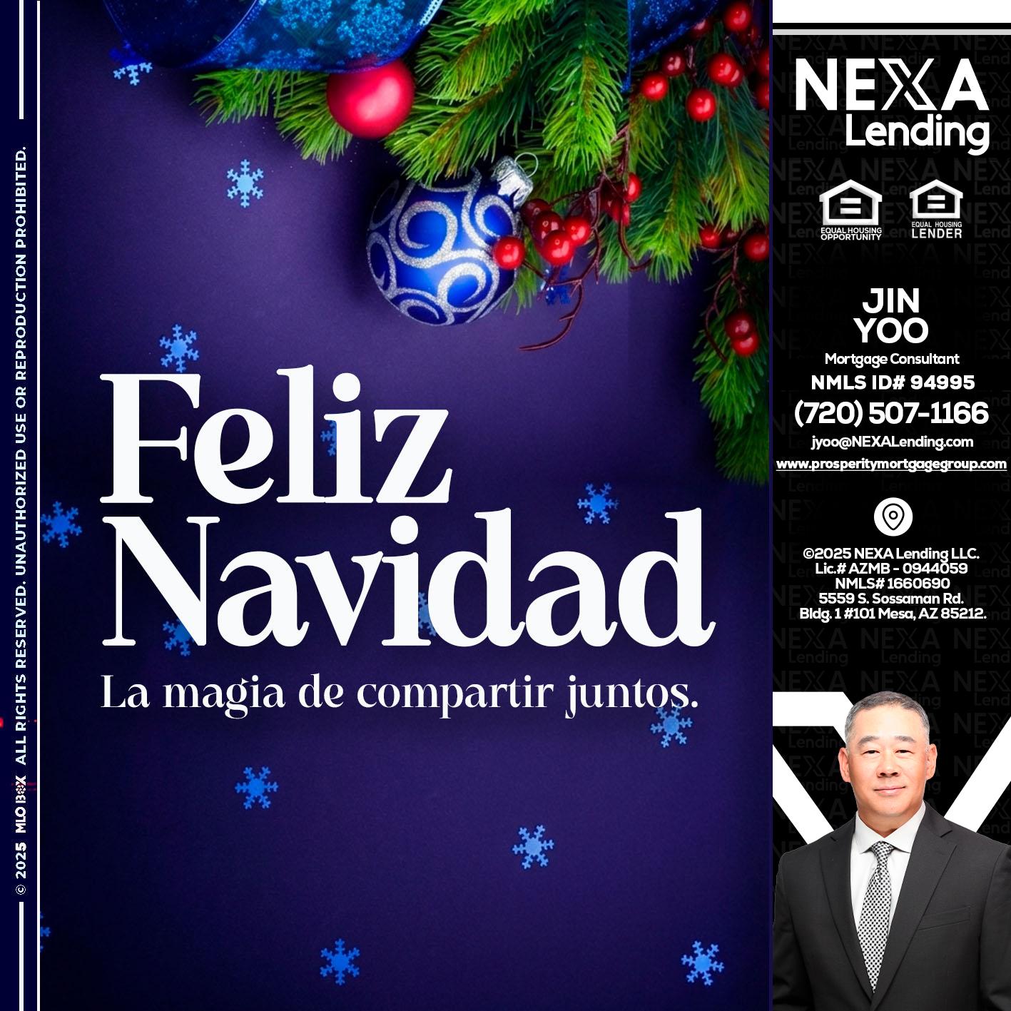 FELIZ NAVIDAD - Jin Yoo -Mortgage Consultant