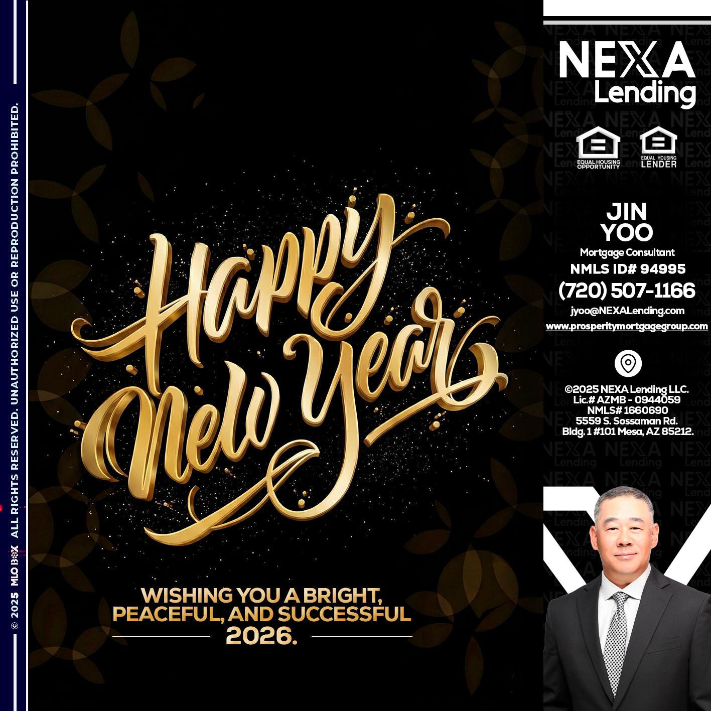 HAPPY NEW YEAR - Jin Yoo -Mortgage Consultant
