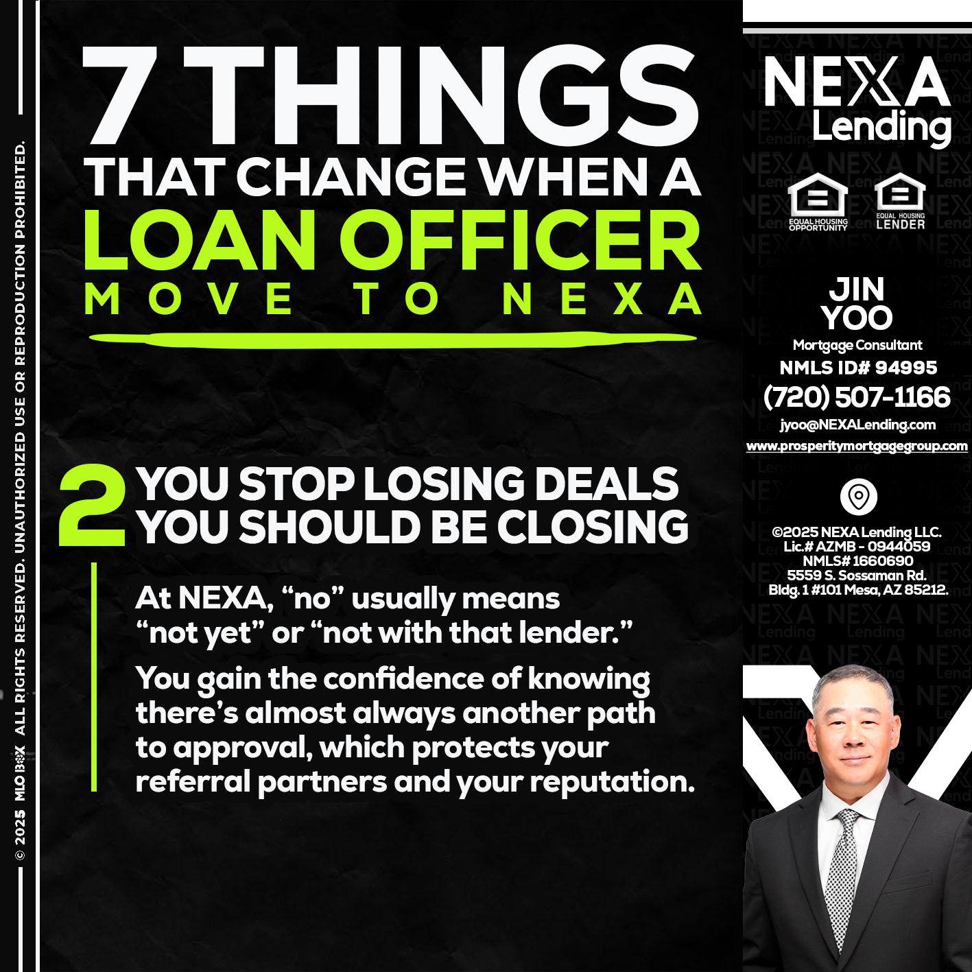 7 THINGS (2) - Jin Yoo -Mortgage Consultant