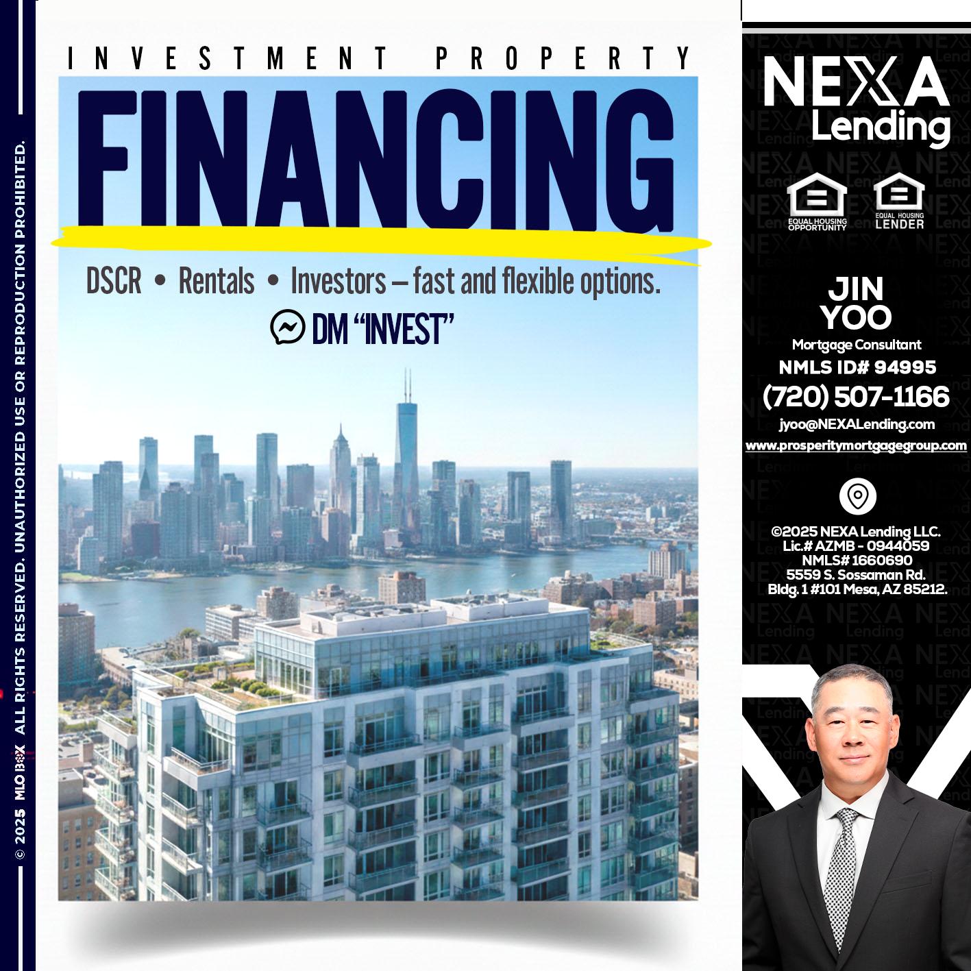 FINANCING - Jin Yoo -Mortgage Consultant