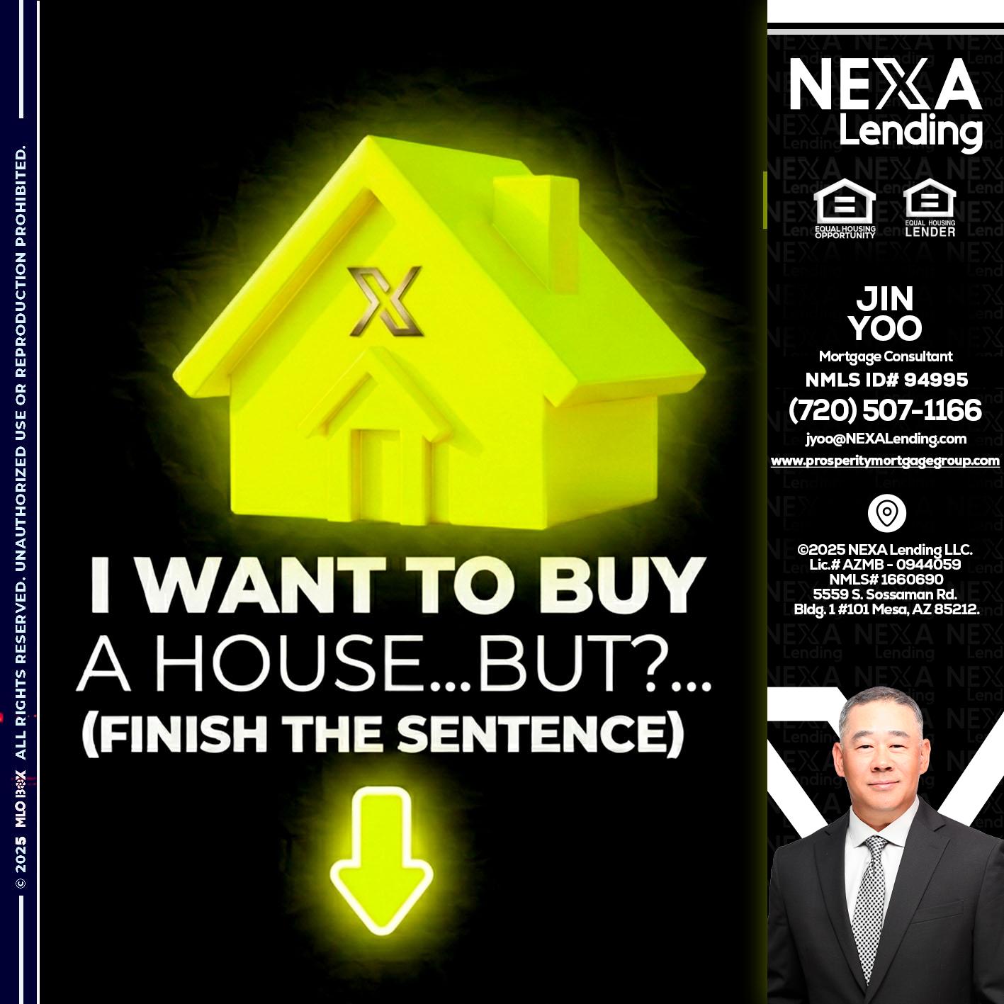 i want to buy - Jin Yoo -Mortgage Consultant