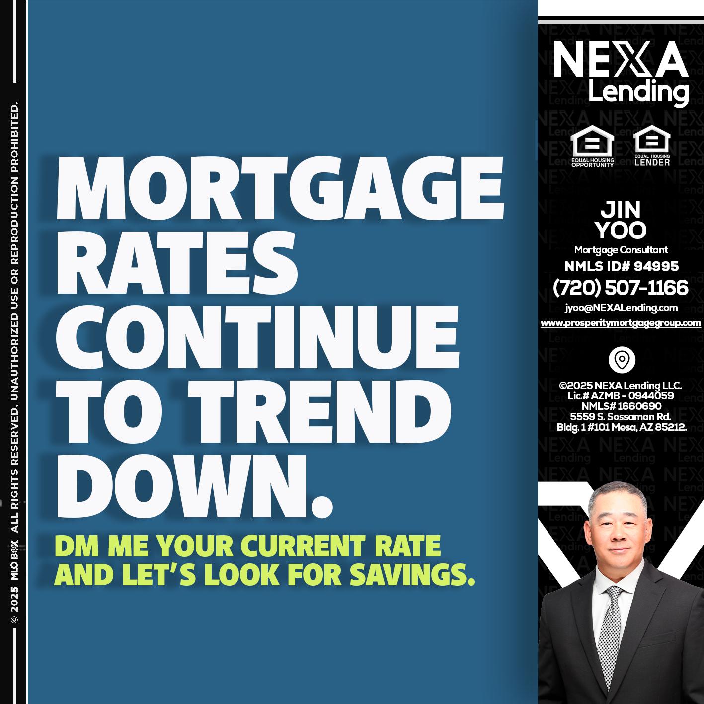 MORTGAGE RATES - Jin Yoo -Mortgage Consultant