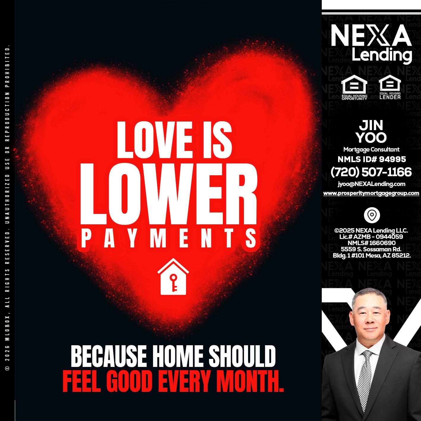 LOVE IS LOWER - Jin Yoo -Mortgage Consultant