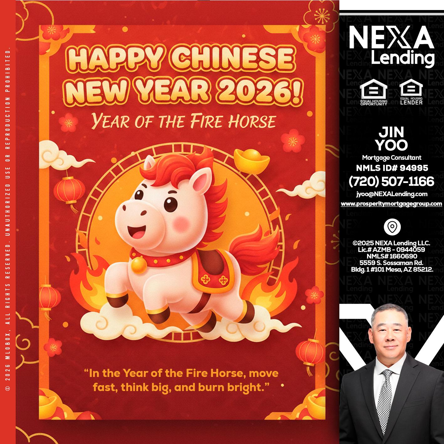 happy Chinese new year - Jin Yoo -Mortgage Consultant