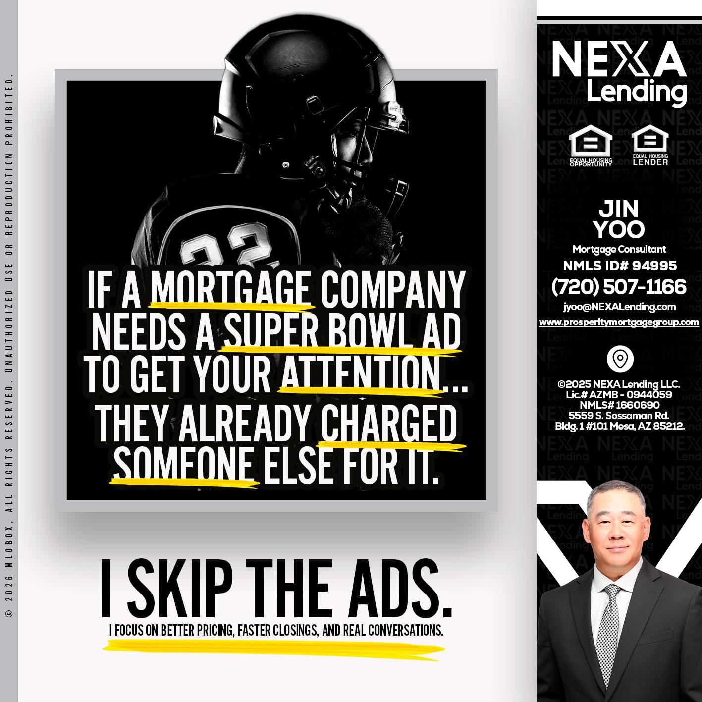 if a mortgage ad - Jin Yoo -Mortgage Consultant