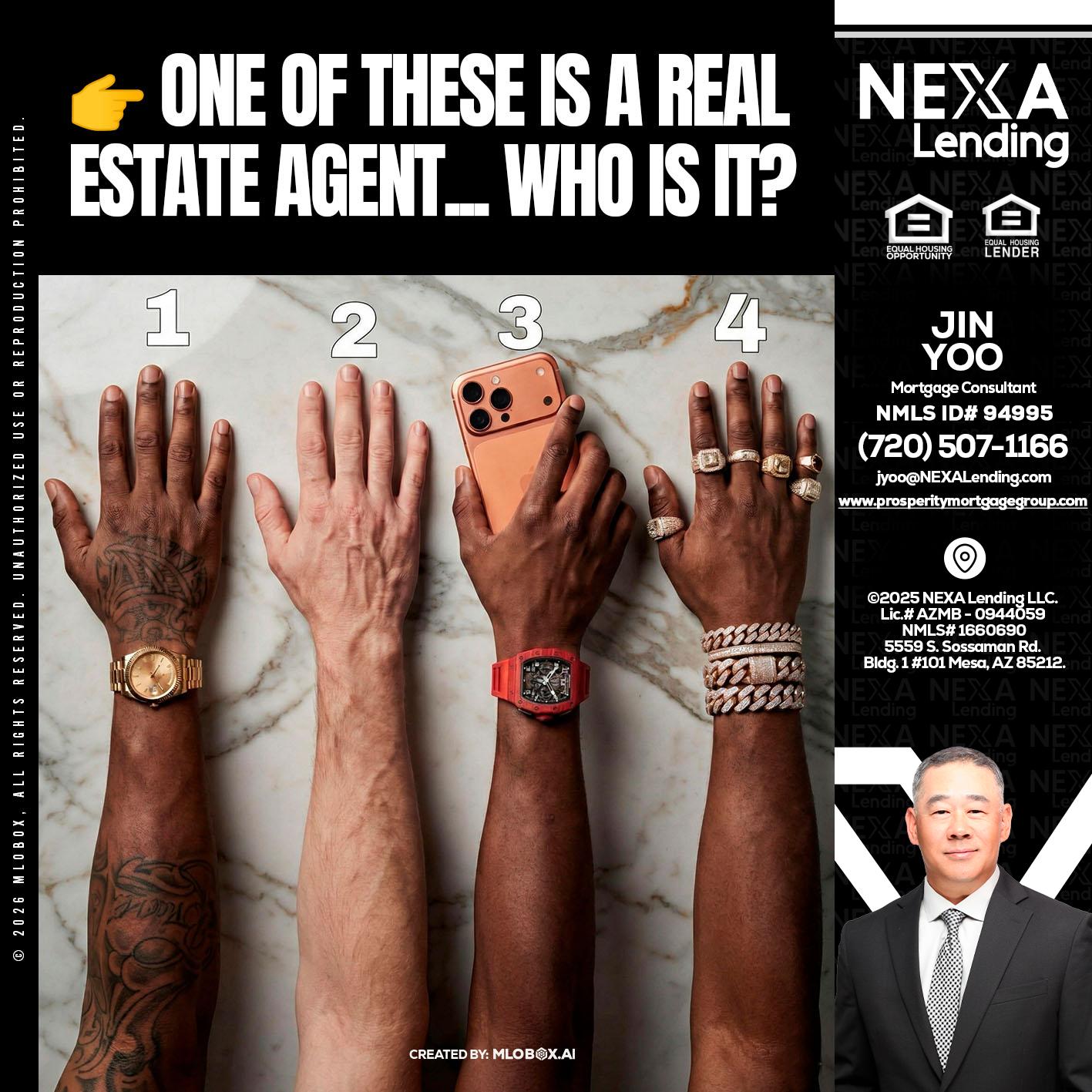 ONE OF THESE - Jin Yoo -Mortgage Consultant