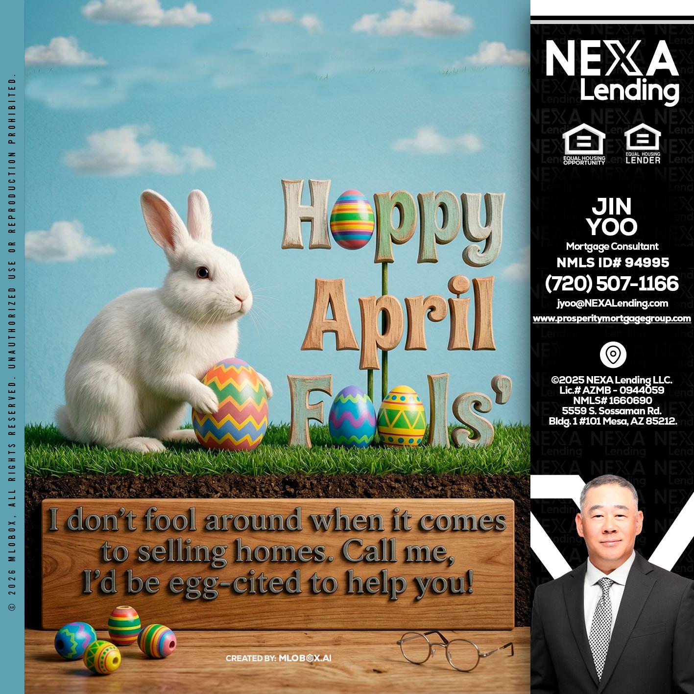 happy april fools - Jin Yoo -Mortgage Consultant