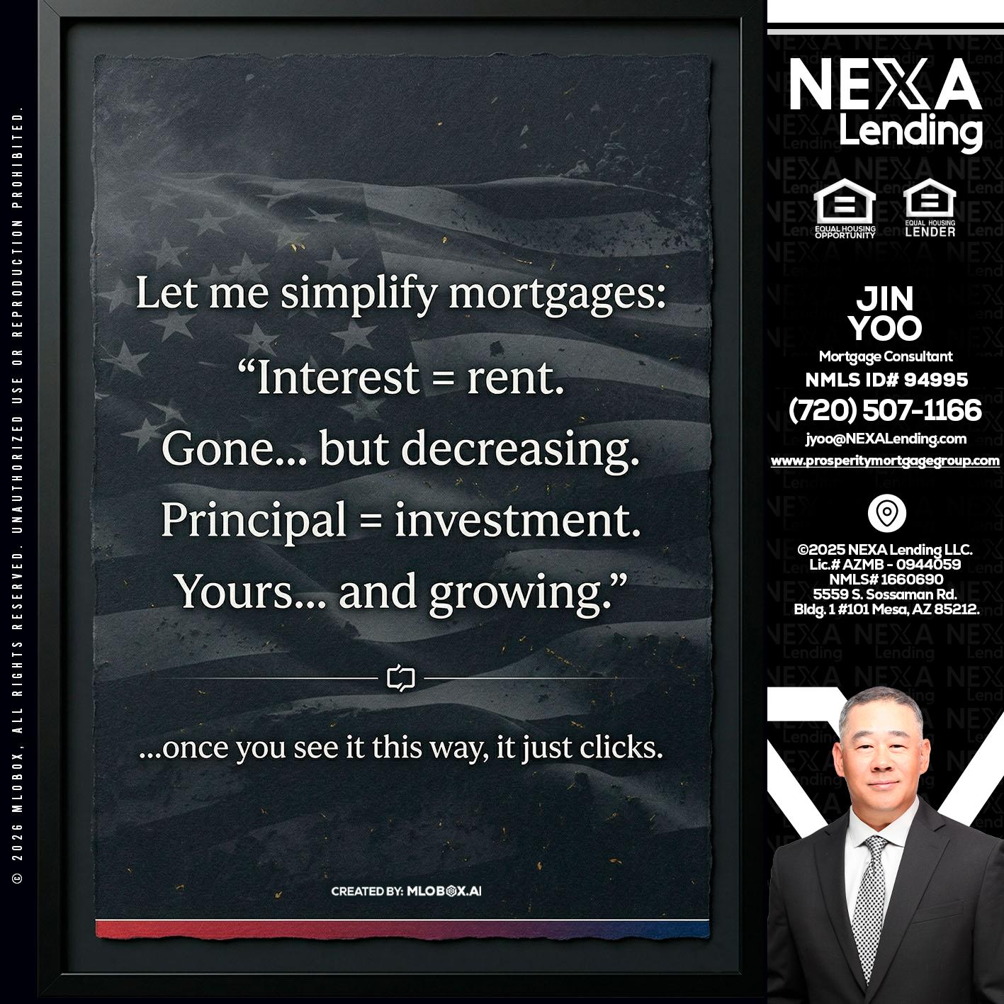 LET ME SIMPLIFY - Jin Yoo -Mortgage Consultant