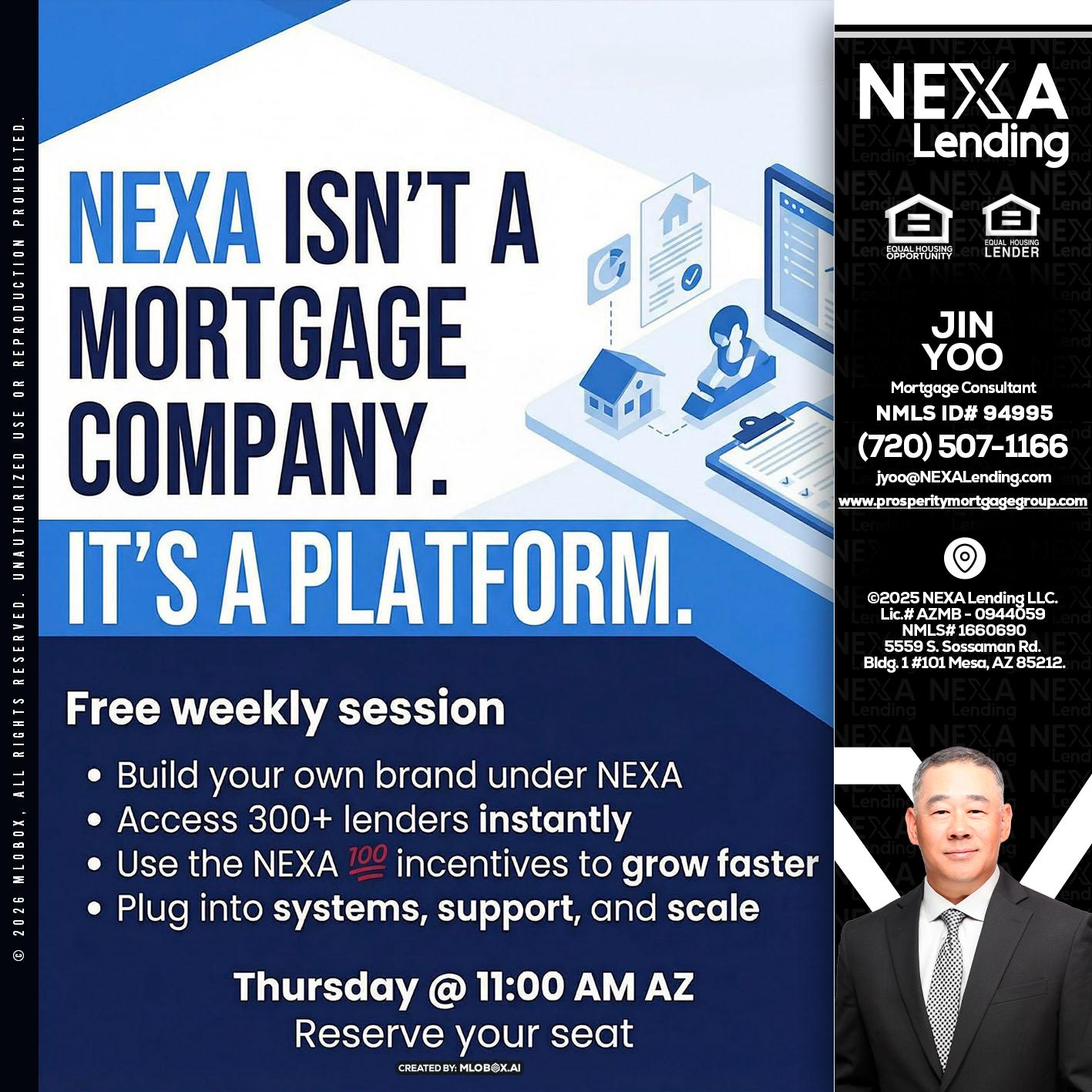 NEXA ISNT - Jin Yoo -Mortgage Consultant