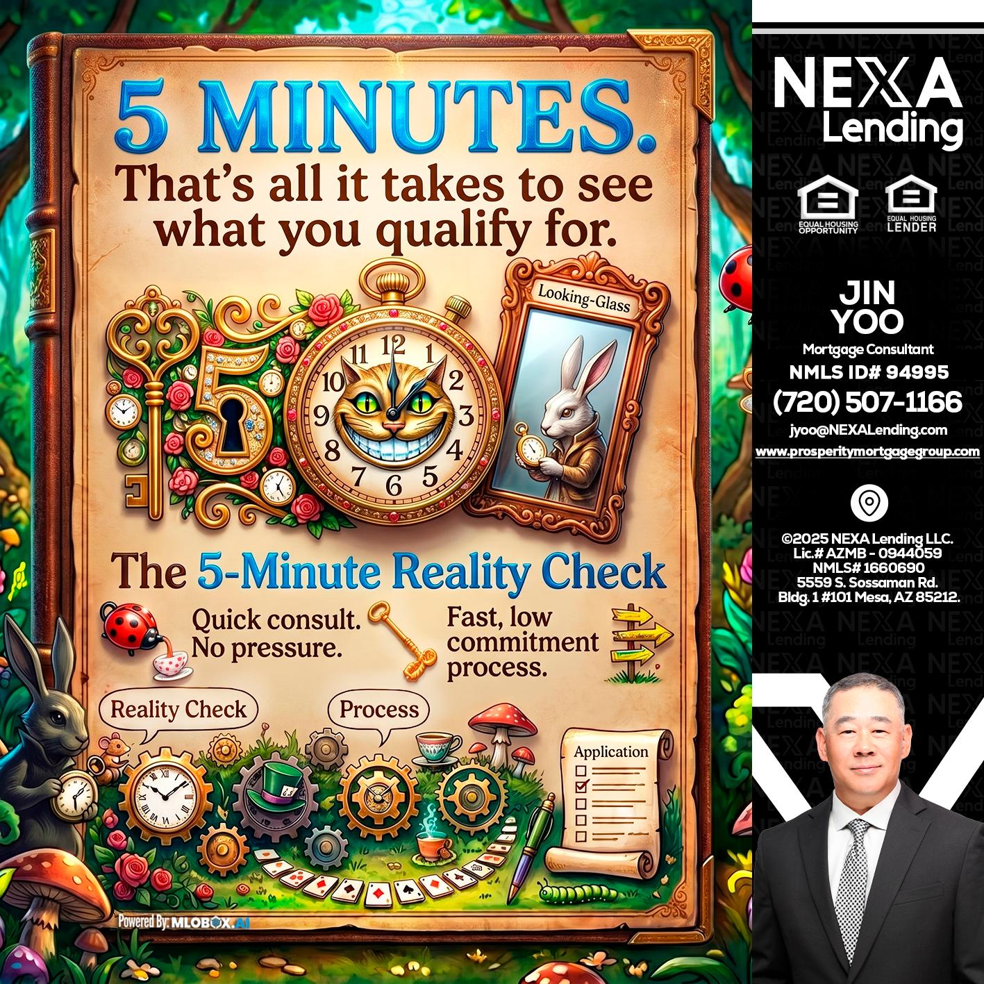 Reality Check! - Jin Yoo -Mortgage Consultant