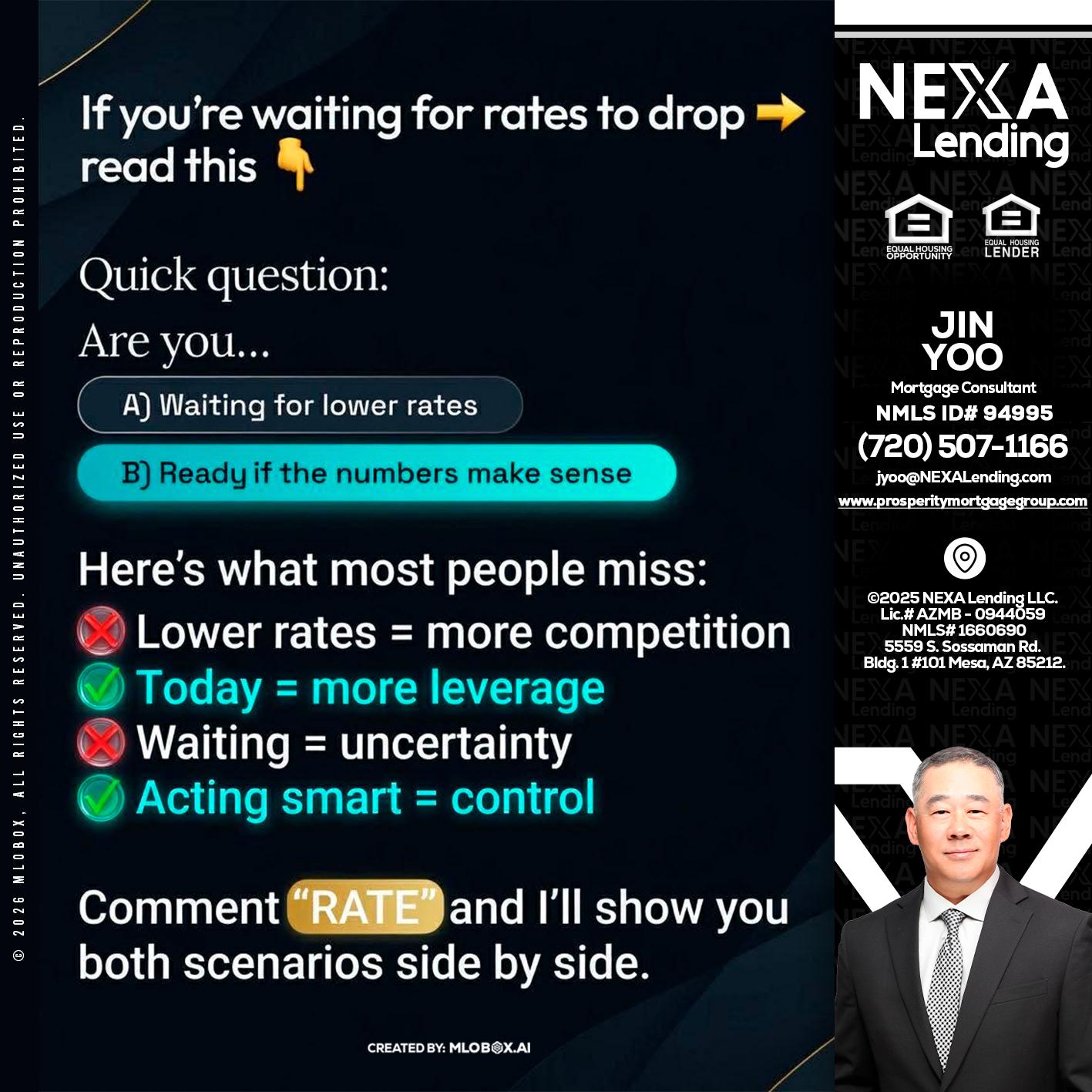 IF YOU ARE - Jin Yoo -Mortgage Consultant