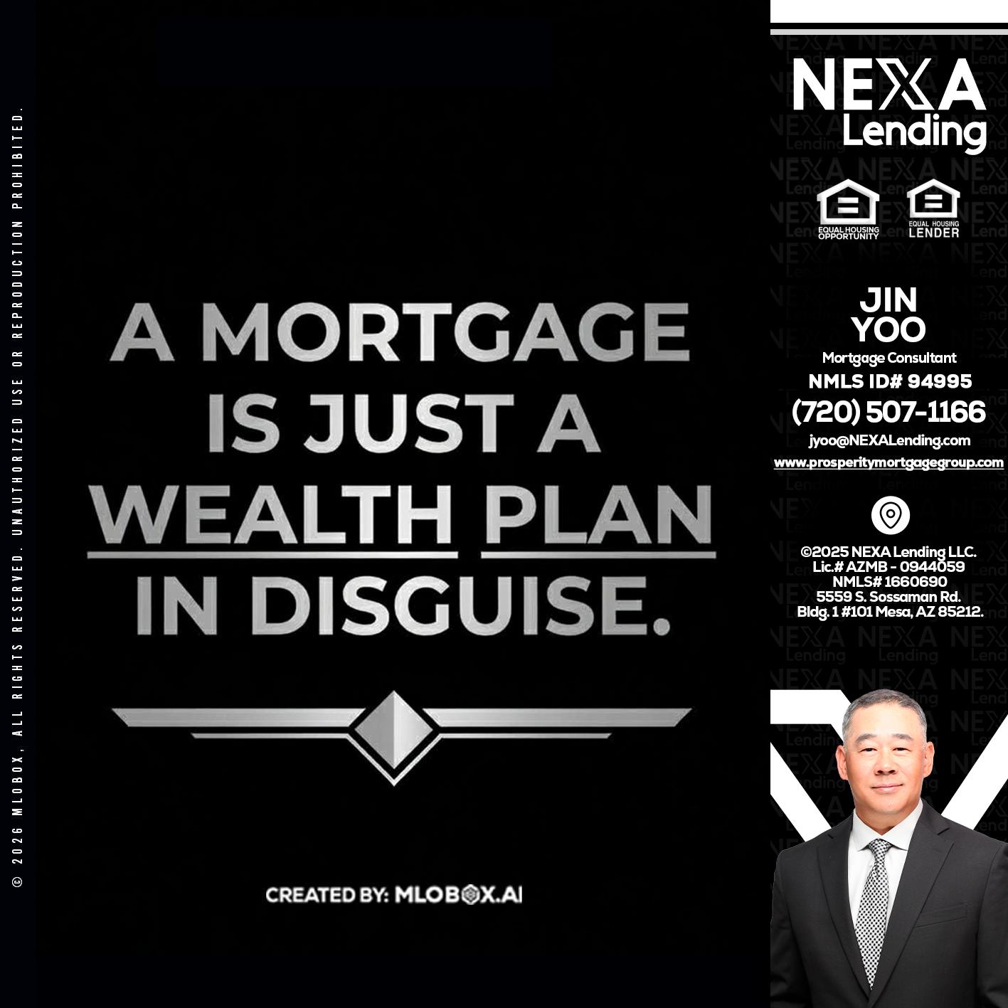 a mortgage is just - Jin Yoo -Mortgage Consultant
