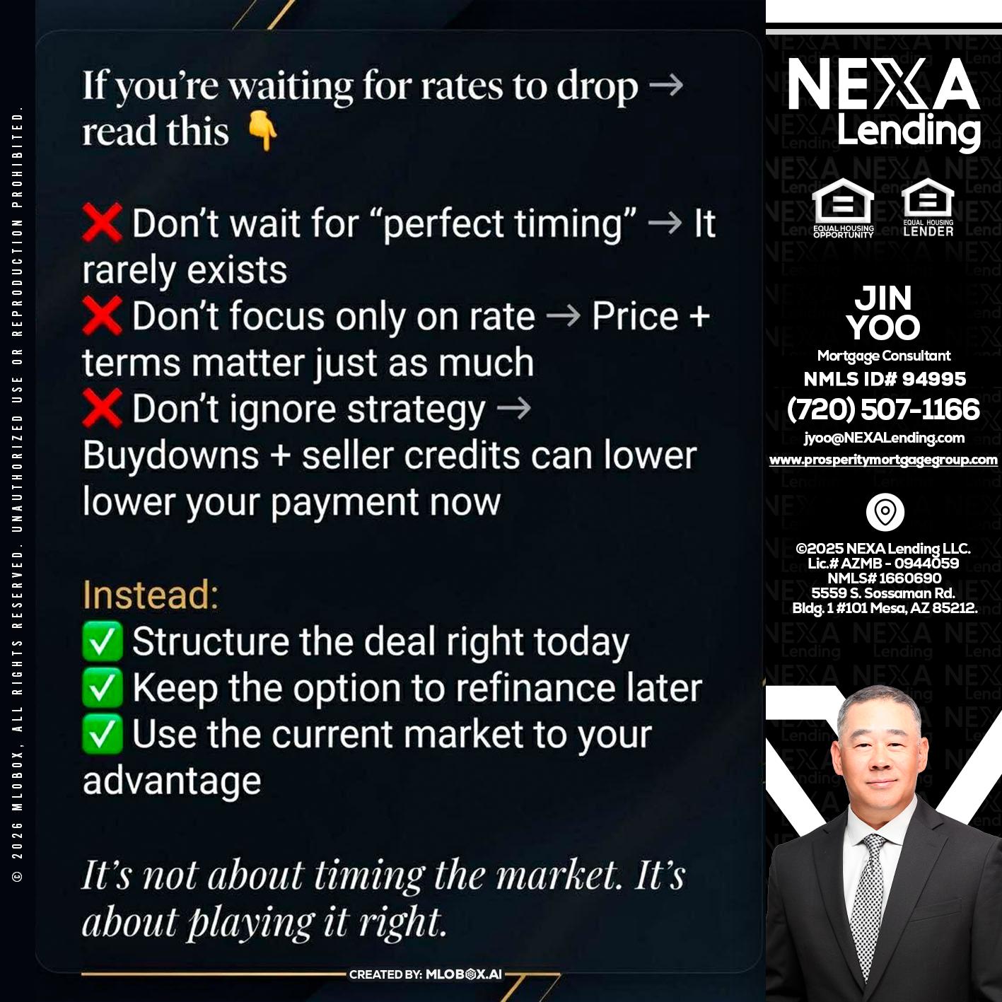 IF YOU ARE - Jin Yoo -Mortgage Consultant