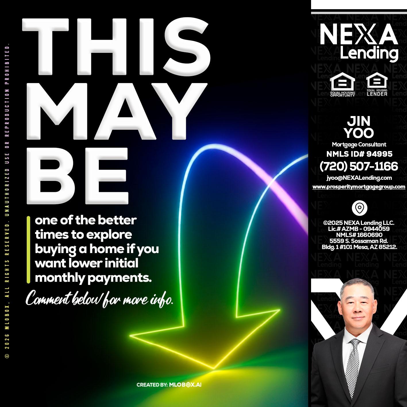 THIS MAY BE - Jin Yoo -Mortgage Consultant