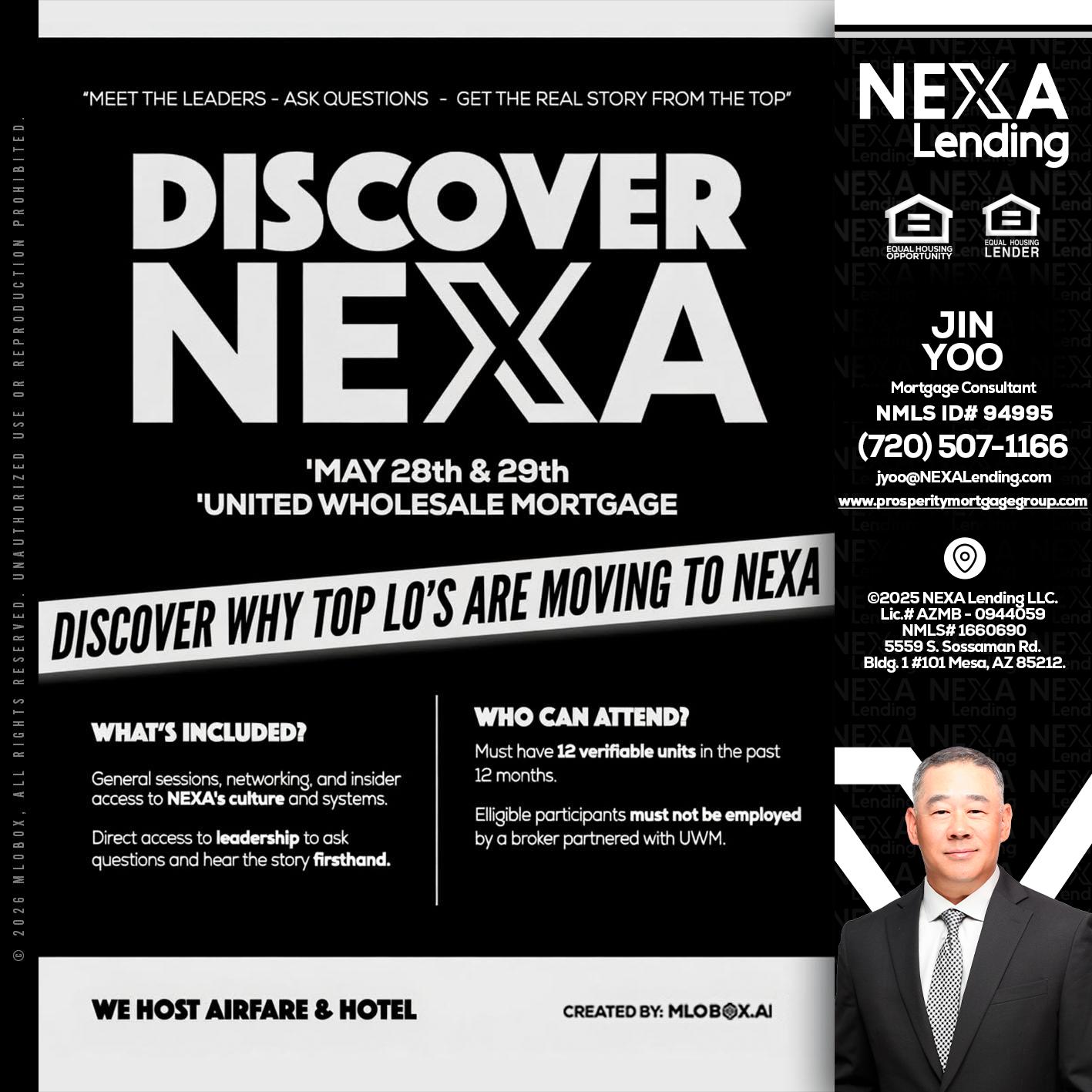 DISCOVER NEXA - Jin Yoo -Mortgage Consultant