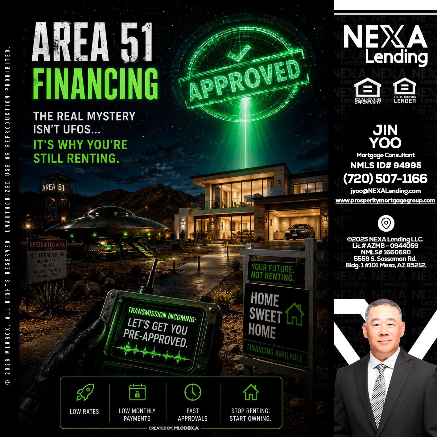 AREA 51 - Jin Yoo -Mortgage Consultant