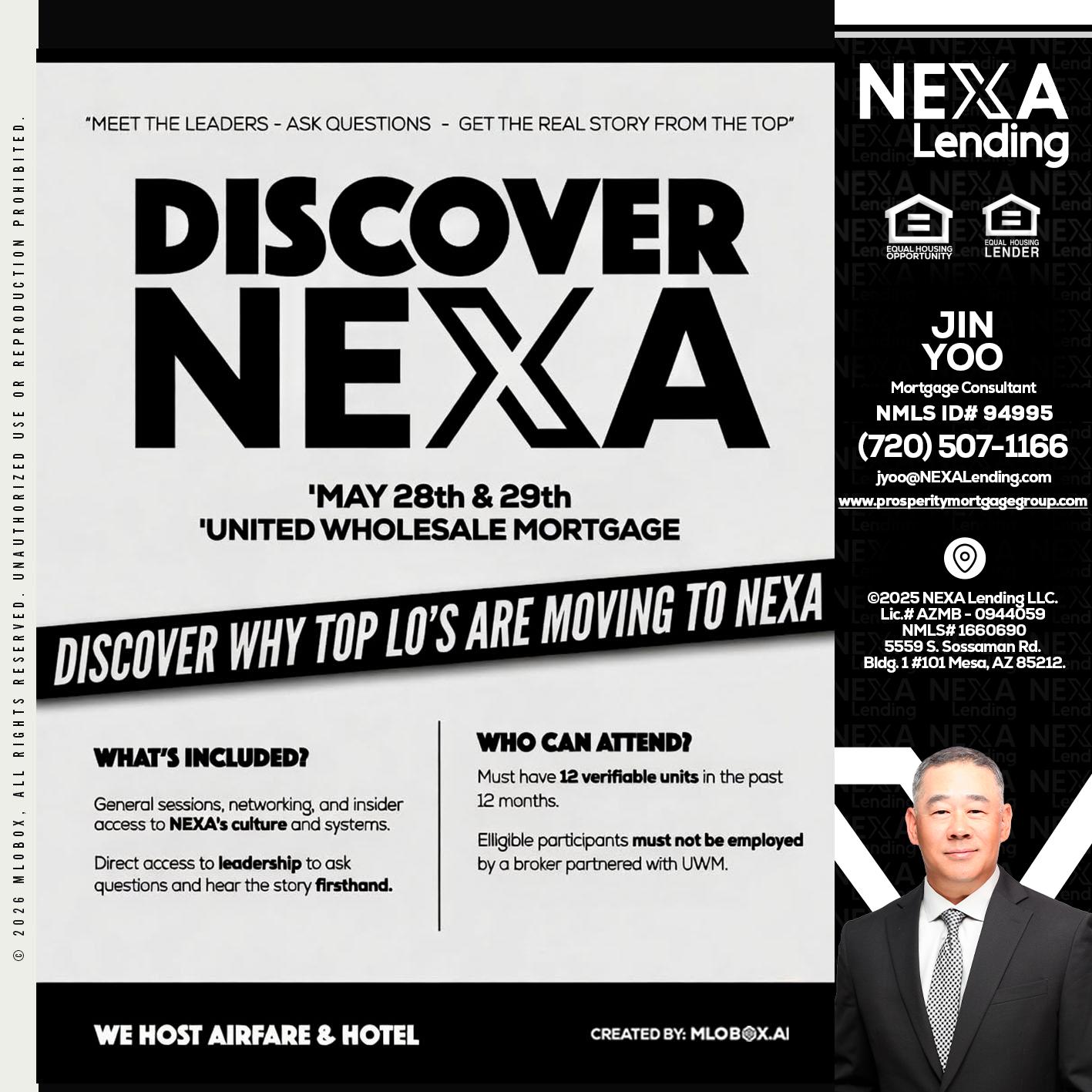 DISCOVER NEXA - Jin Yoo -Mortgage Consultant