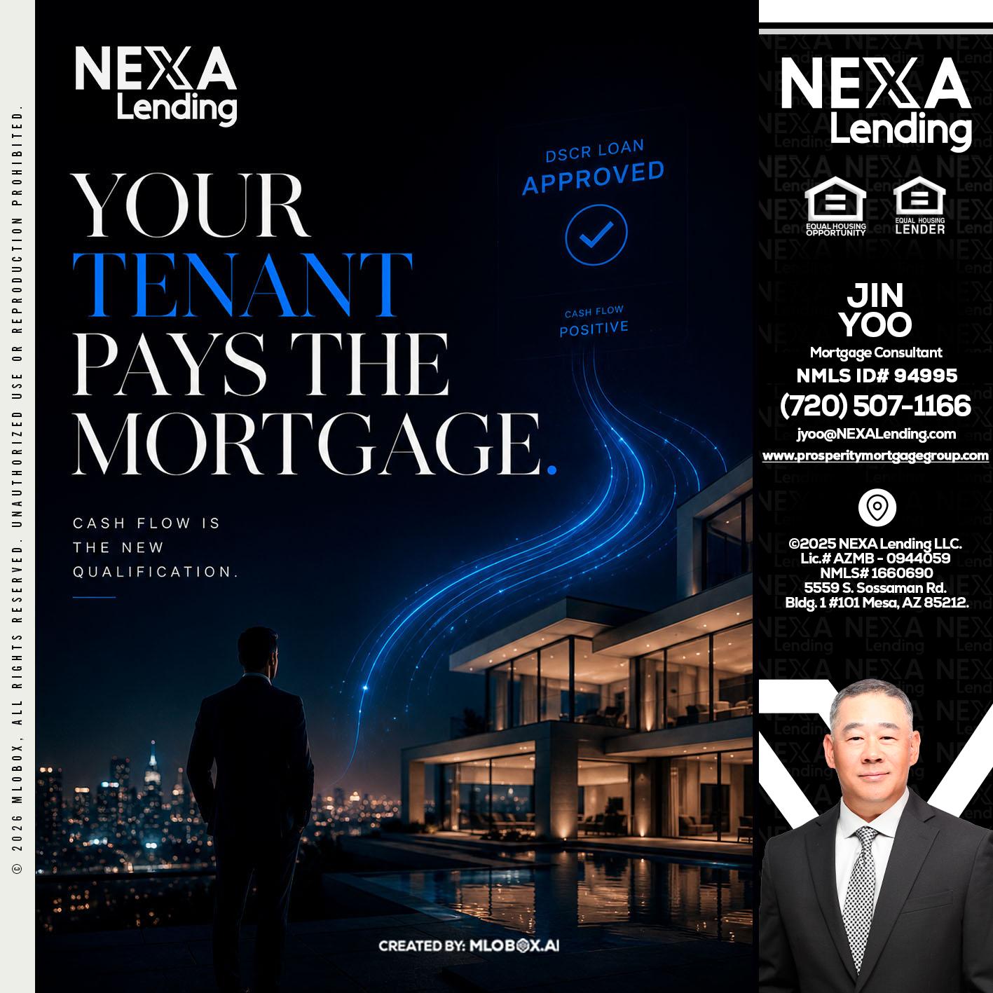 DSCR LOANS - Jin Yoo -Mortgage Consultant