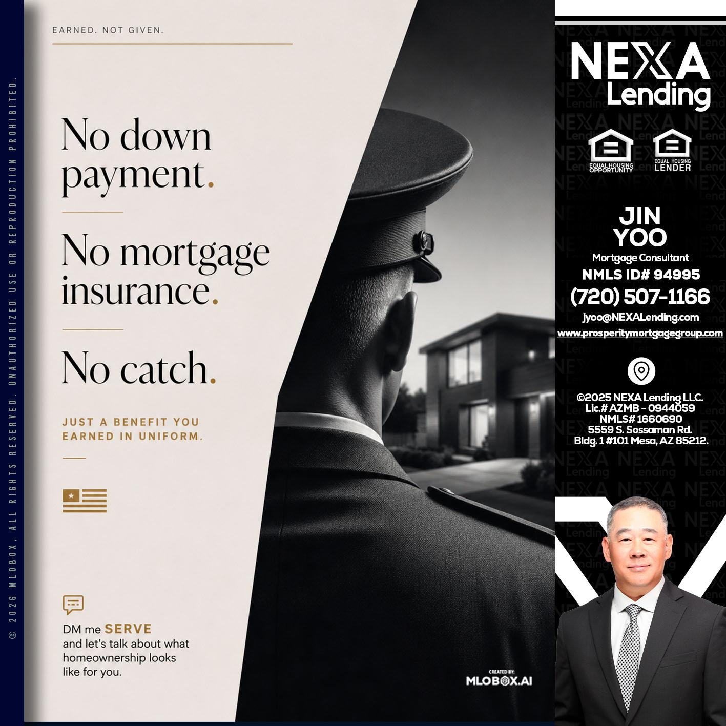 NO DOWN PAYMENT - Jin Yoo -Mortgage Consultant