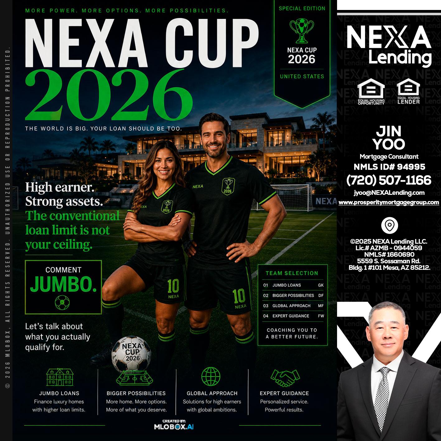 NEXA CUP 2026 - Jin Yoo -Mortgage Consultant