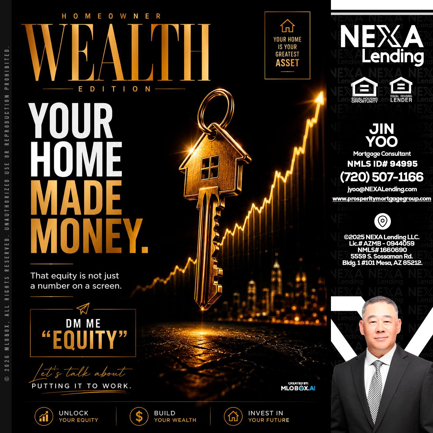 YOUR HOME MADE - Jin Yoo -Mortgage Consultant