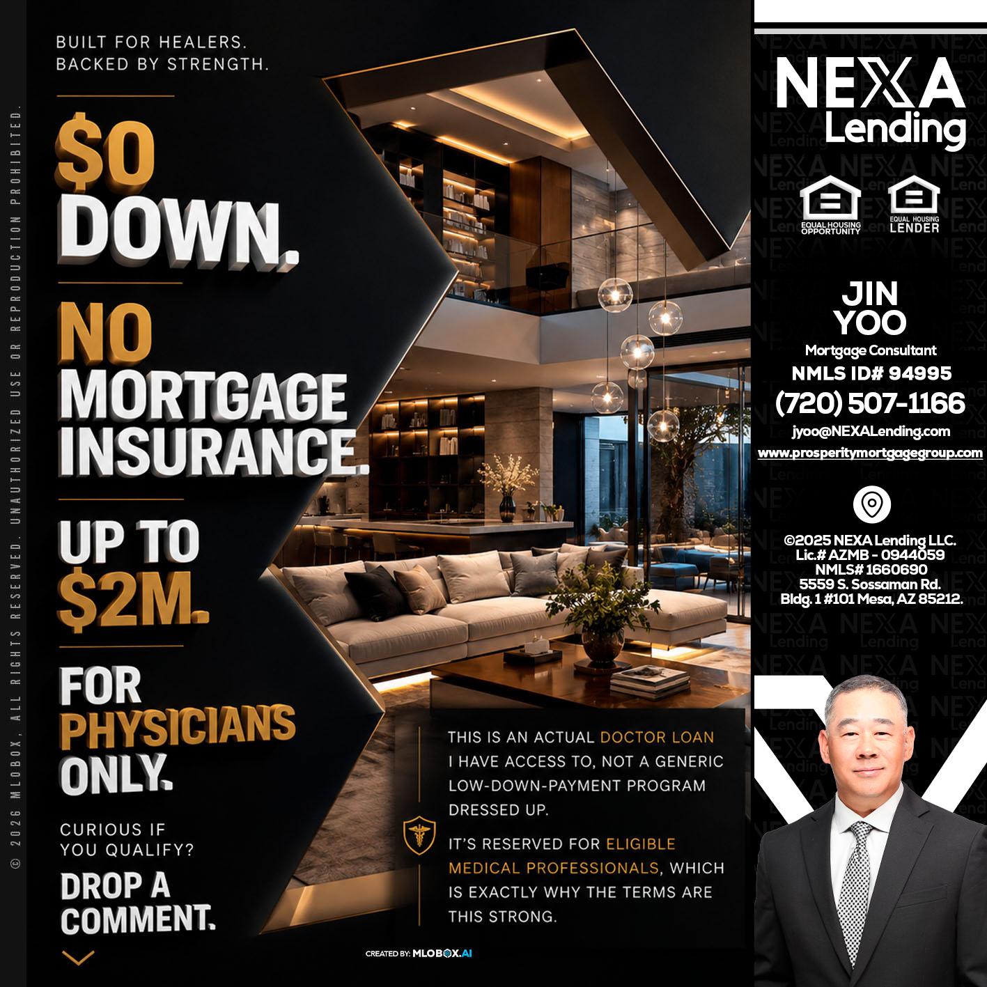 $0 DOWN - Jin Yoo -Mortgage Consultant