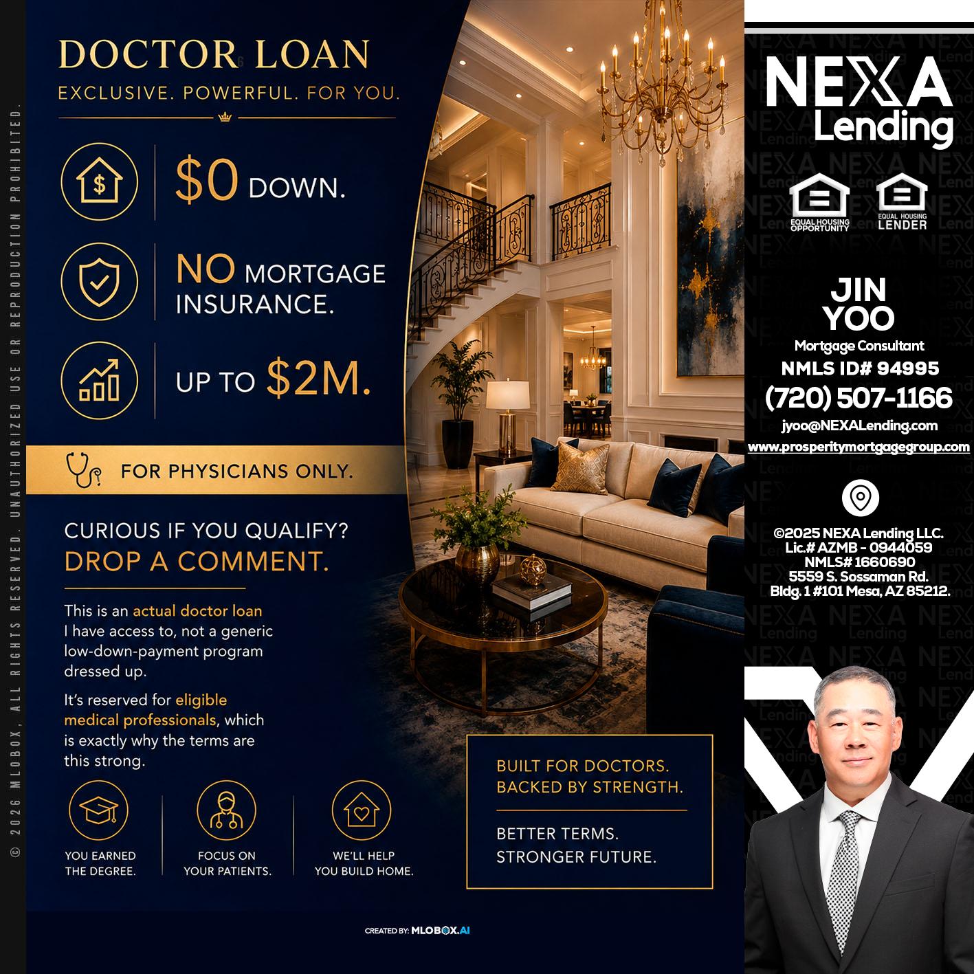 DOCTOR LOANS - Jin Yoo -Mortgage Consultant