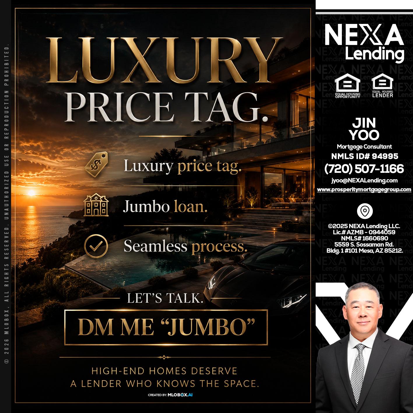 LUXURY PRICE - Jin Yoo -Mortgage Consultant