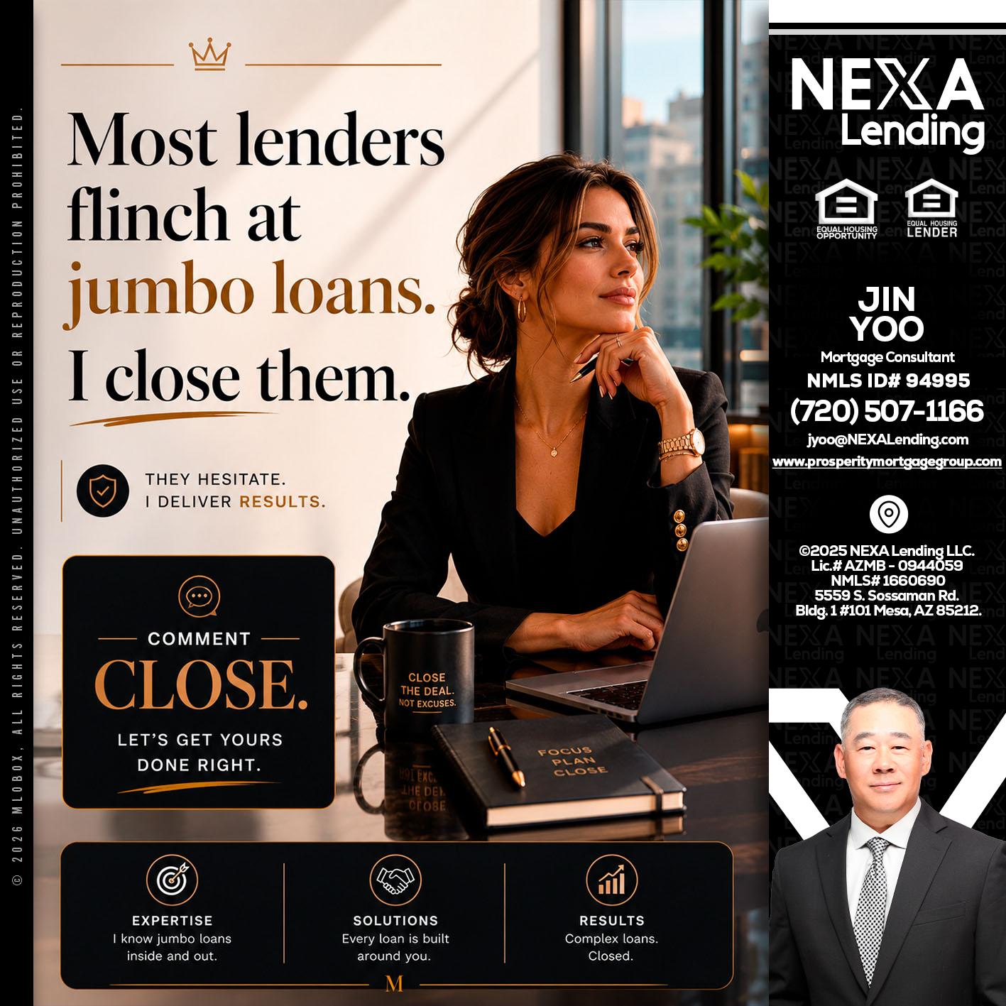 most lenders - Jin Yoo -Mortgage Consultant